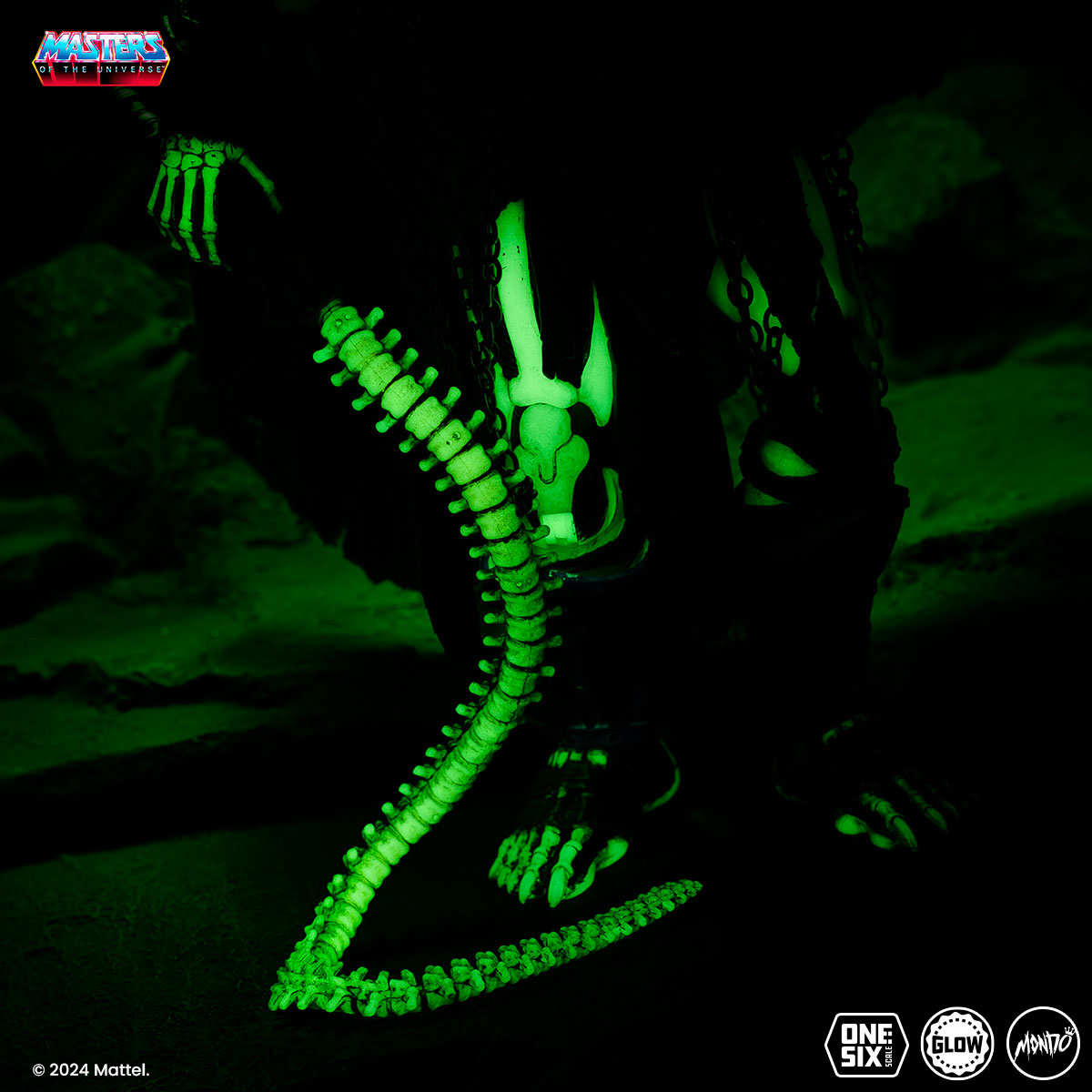 Masters of the Universe Scare Glow Deluxe 1/6 Scale Action Figure - Timed Edition Collectible for Display & Role Play | Perfect for Fans, Collectors, and Home Decor