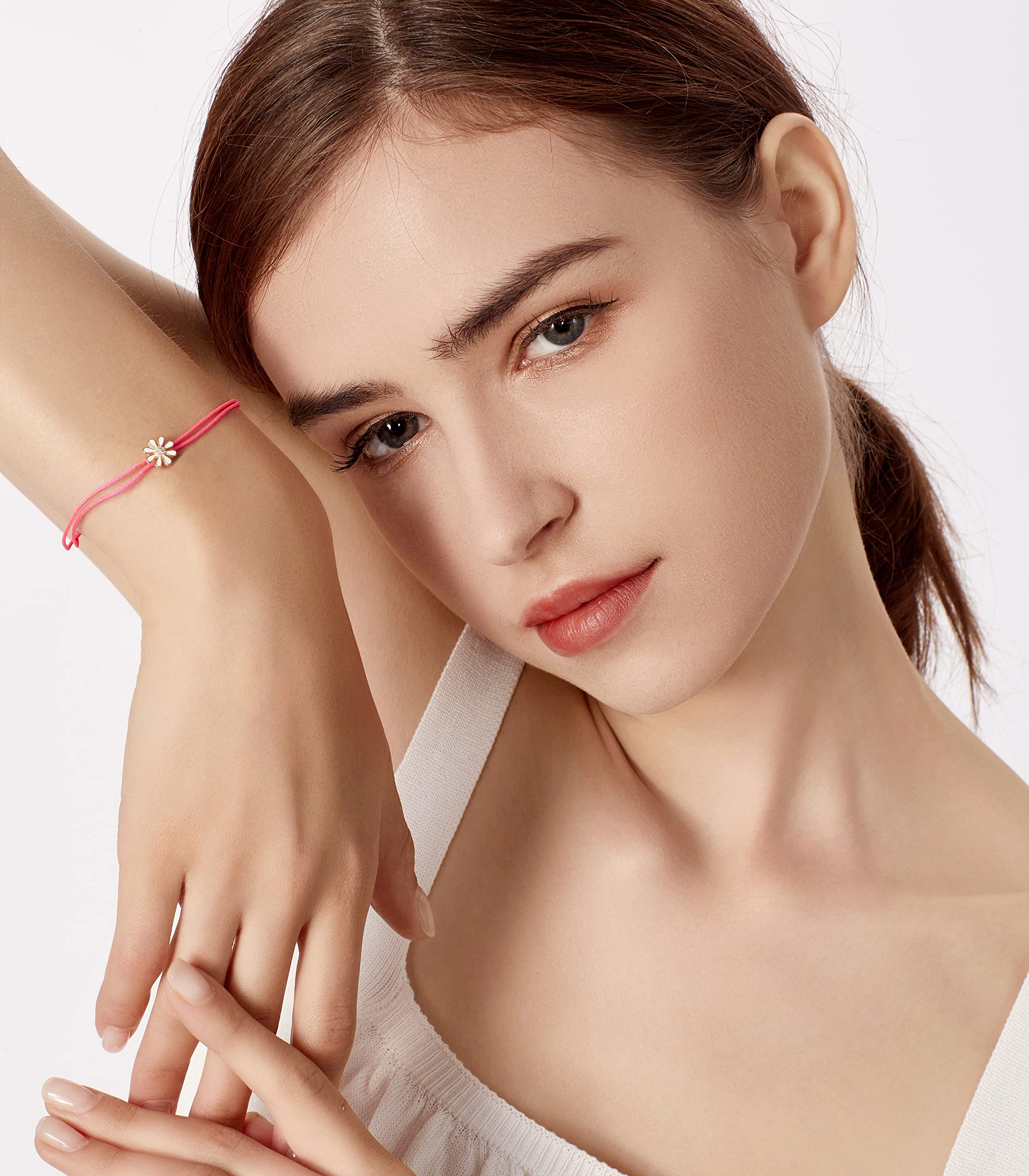 925 Sterling Silver Bracelet for Women - Lucky Red Thread Rope Bracelet with Charm, Birthday Gift for Her, Teen Jewelry for Good Luck & Protection | Perfect for Everyday Wear, Special Occasions & Gifting