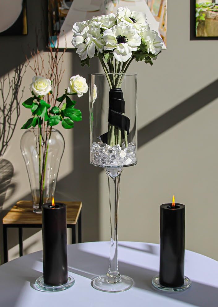 Richland® Unscented Black Pillar Candles - 3
