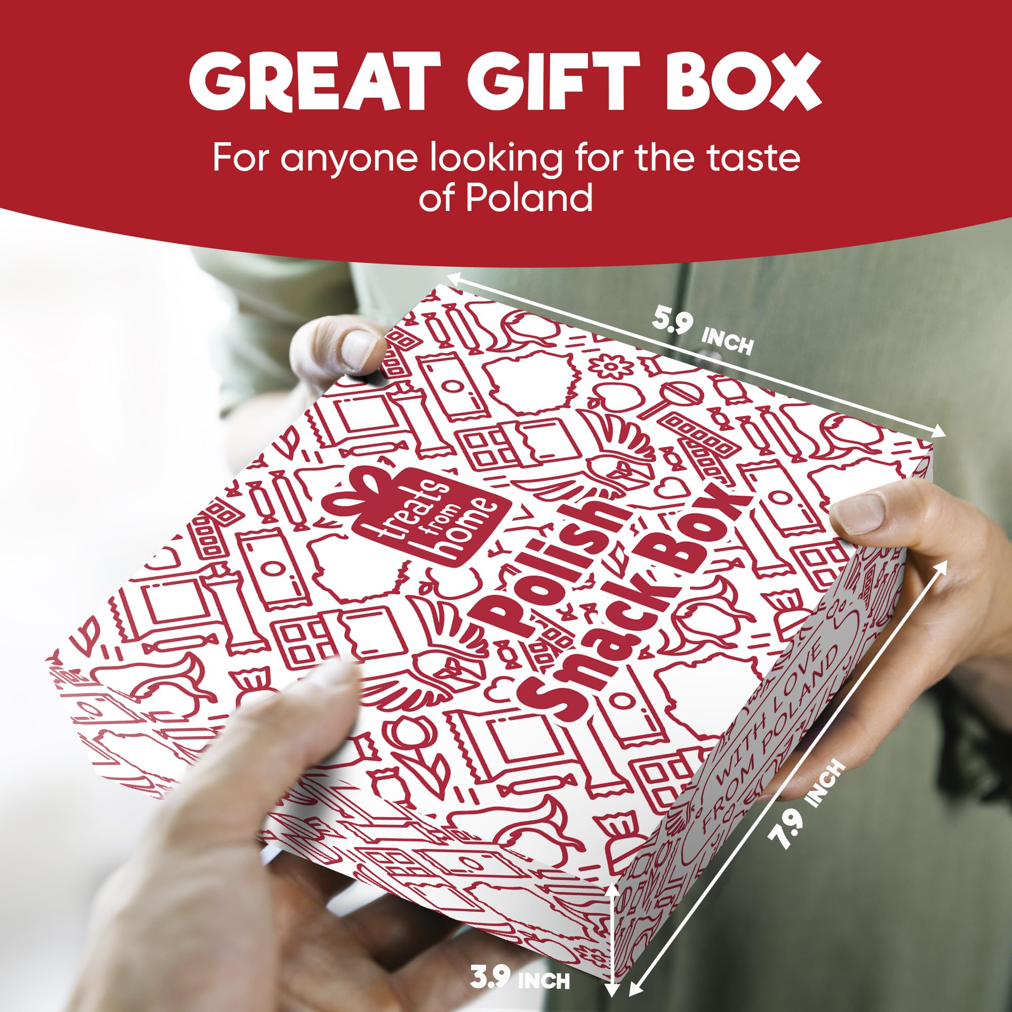 Authentic Polish Candy Snack Box - 15 Traditional Polish Treats with Chocolate, Wafers, Sesame Snacks & Cookies | Best Gift from Poland for Holidays, Birthdays & Cultural Food Lovers