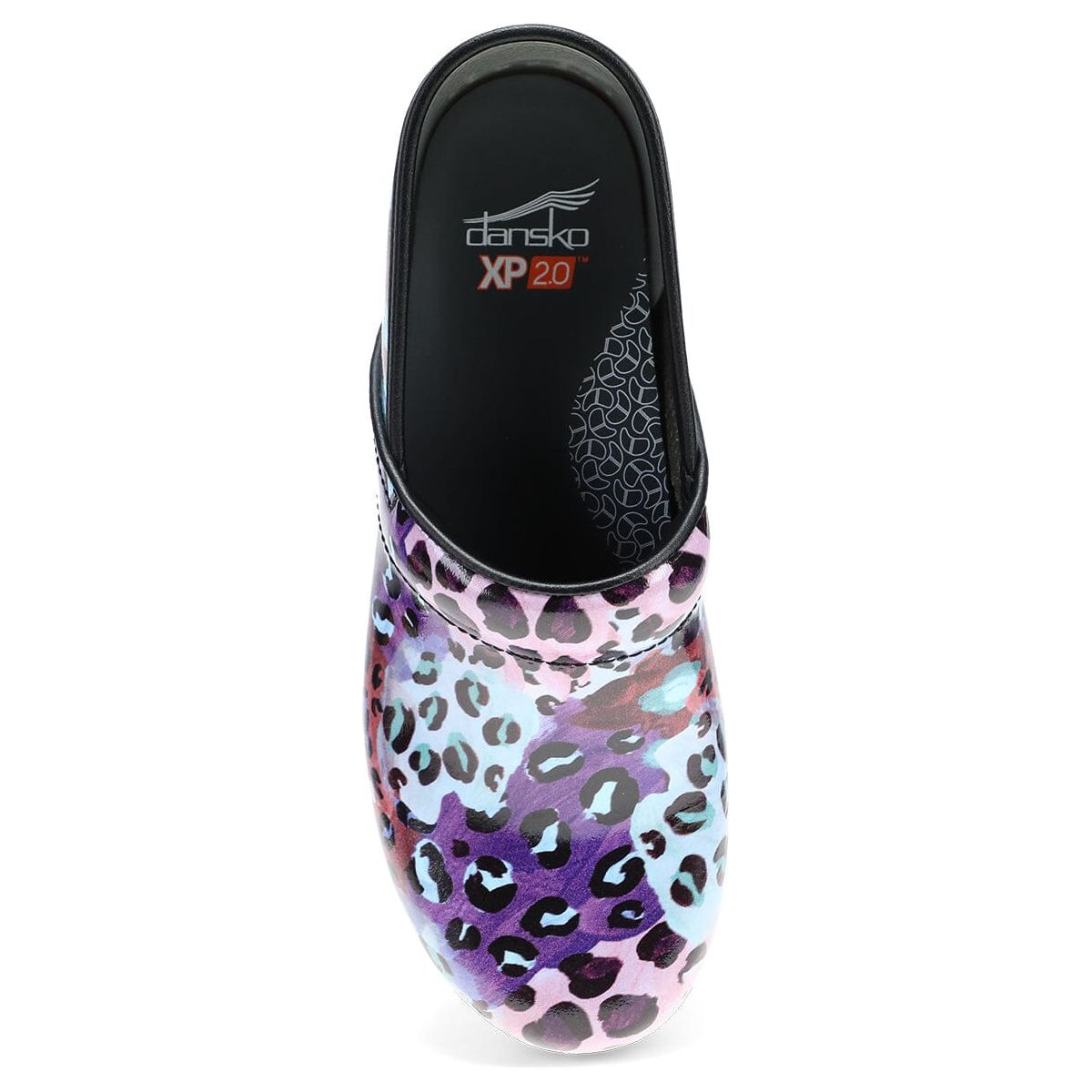 DANSKO XP 2.0 Patent Leather Professional Clogs - Non-Slip Work Shoes for Nurses & Chefs (Final Sale) | Comfortable Slip-Resistant Footwear for Healthcare, Restaurant & Kitchen Workers
