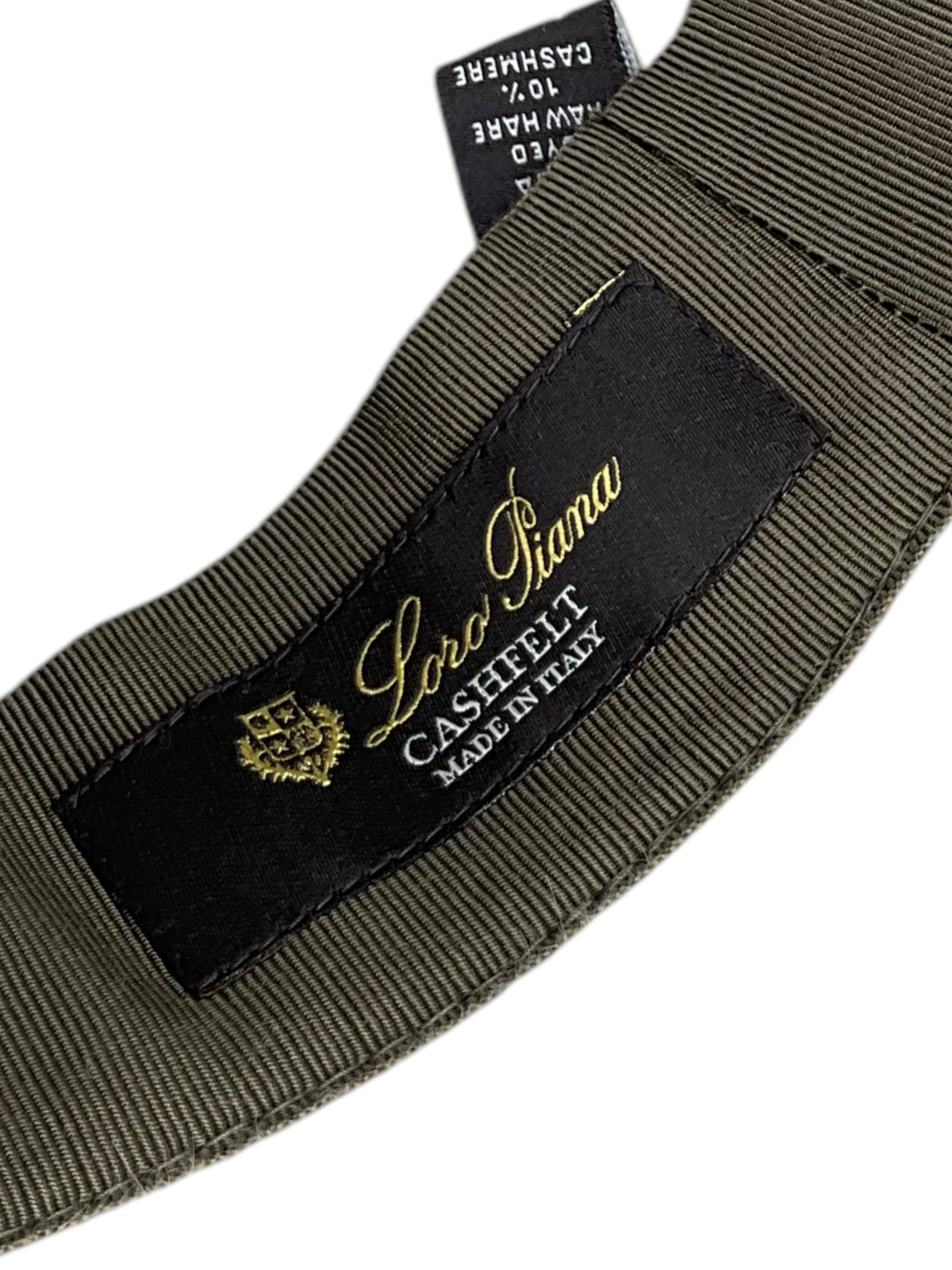 LORO PIANA Cashmere Felt Fedora Hat for Women - Soft & Luxurious Winter Fashion Accessory - Size S - Perfect for Outdoor Events, Travel & Cold Weather Protection