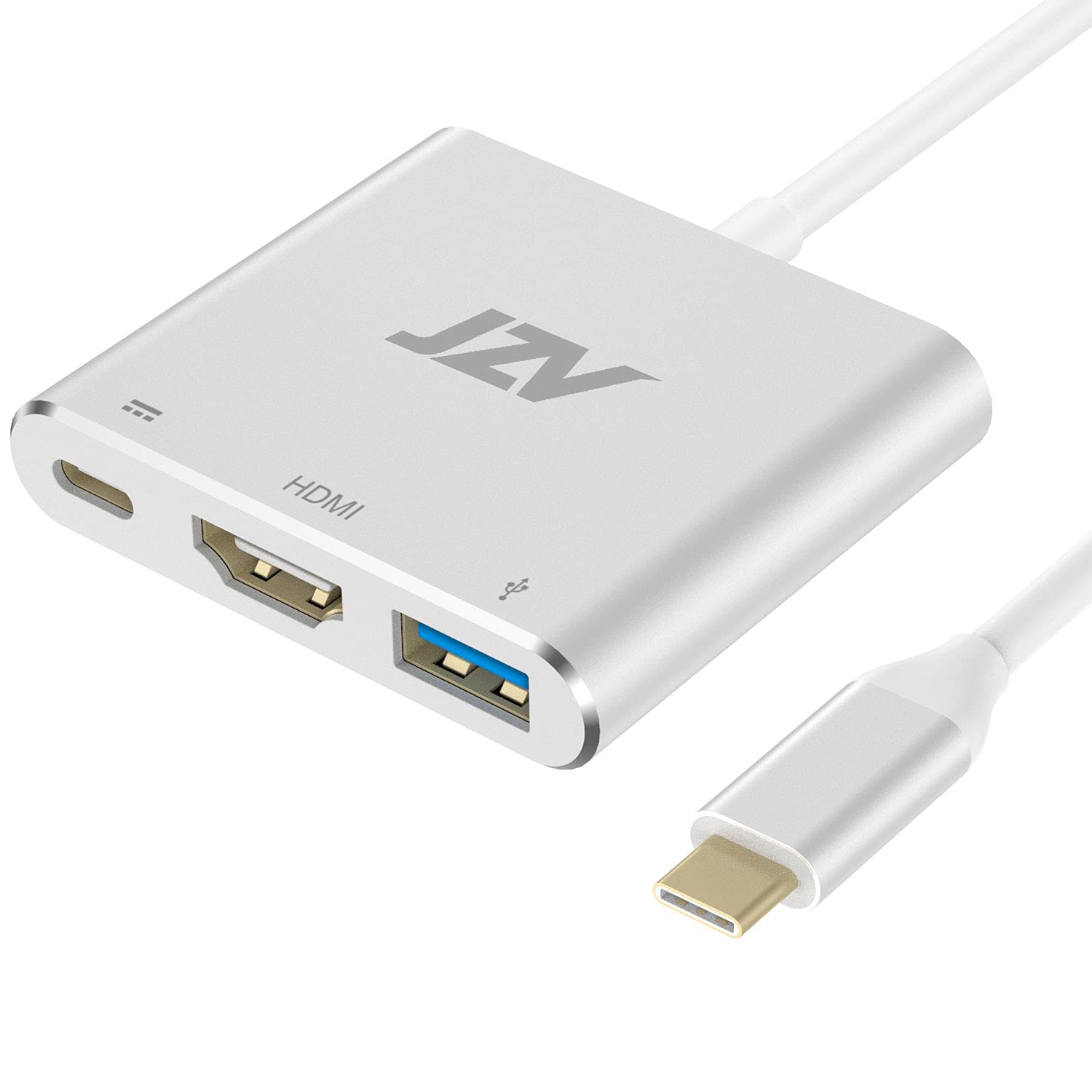 4K USB C to HDMI Adapter with USB 3.0 Port & Charging - Compatible with MacBook Pro/Air, iPad Pro - Ideal for Home Office, Presentations & 4K Video Streaming