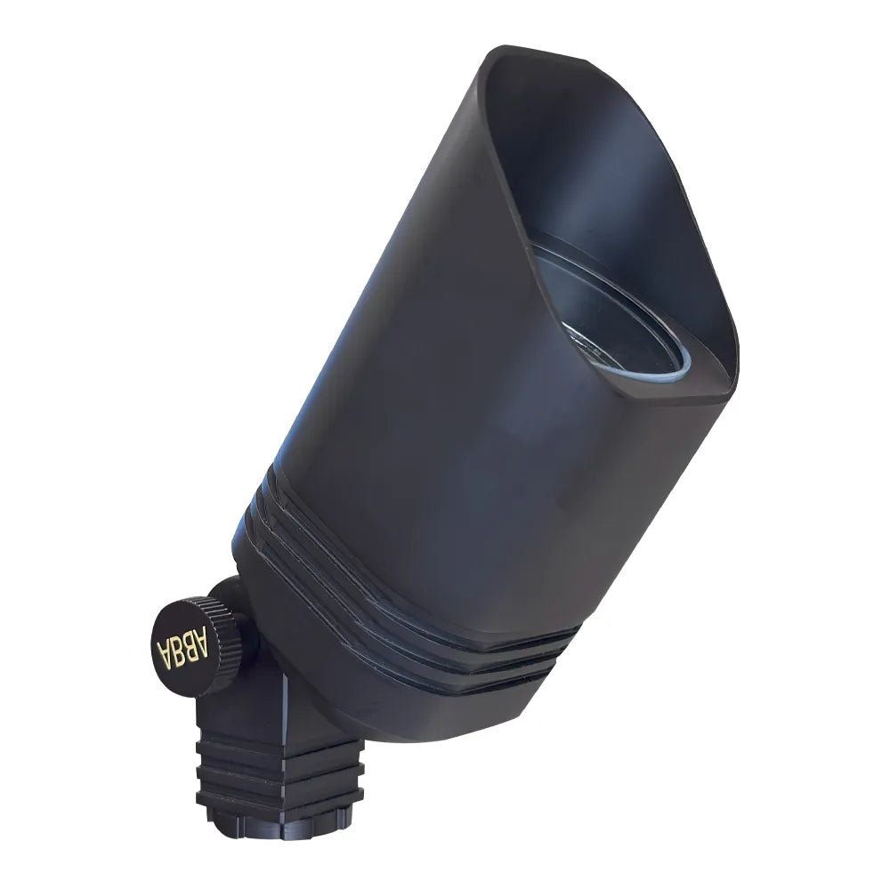 SPB03 4x/8x/12x Low Voltage LED Outdoor Landscape Spotlight - Cast Brass Housing with 5W 3000K Warm White Bulb - Perfect for Garden, Pathway, and Architectural Lighting