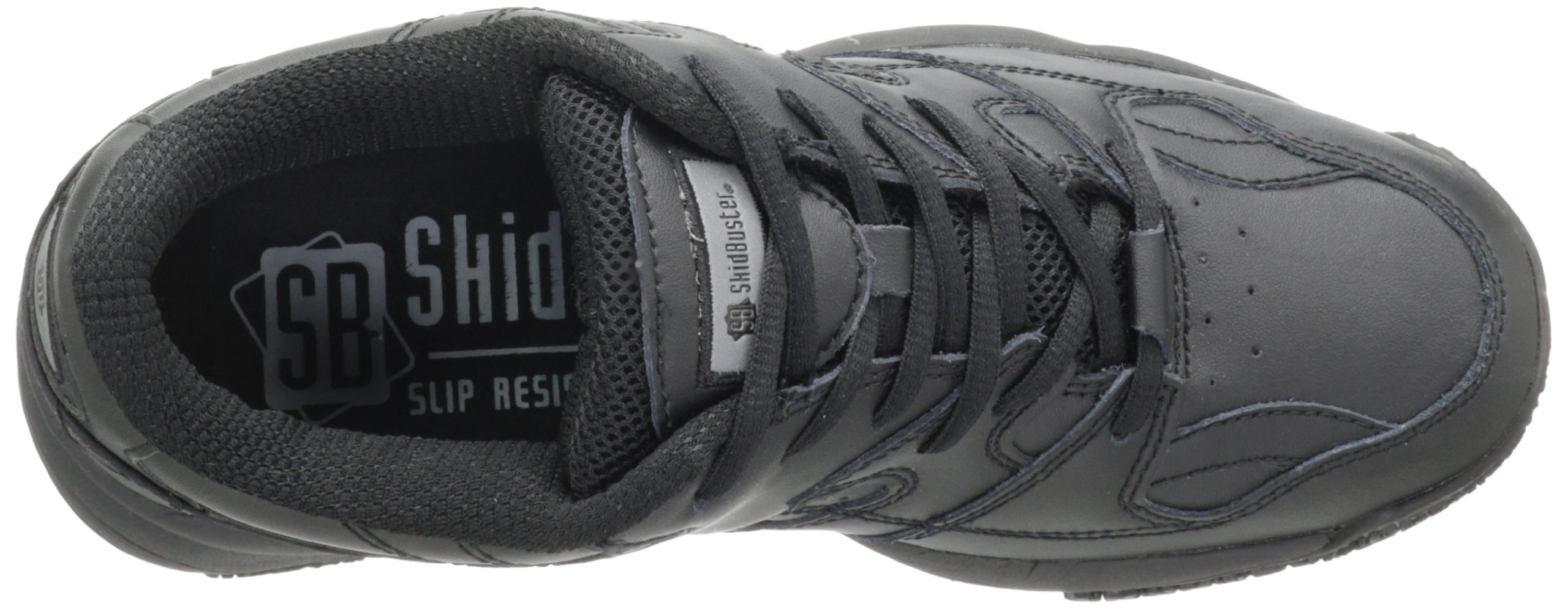 Skidbuster 5055 Women's Slip-Resistant Athletic Shoes - Comfortable Leather Work Shoes for Nurses, Waitresses & Healthcare Professionals