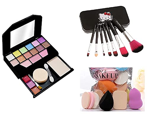 Dyegim Professional Makeup Kit for Women & Teens - 6-in-1 Cosmetic Set with Makeup Brushes & Beauty Sponges | Perfect for Birthday Gifts, Party Makeup & Travel Cosmetics (Tya 5024)