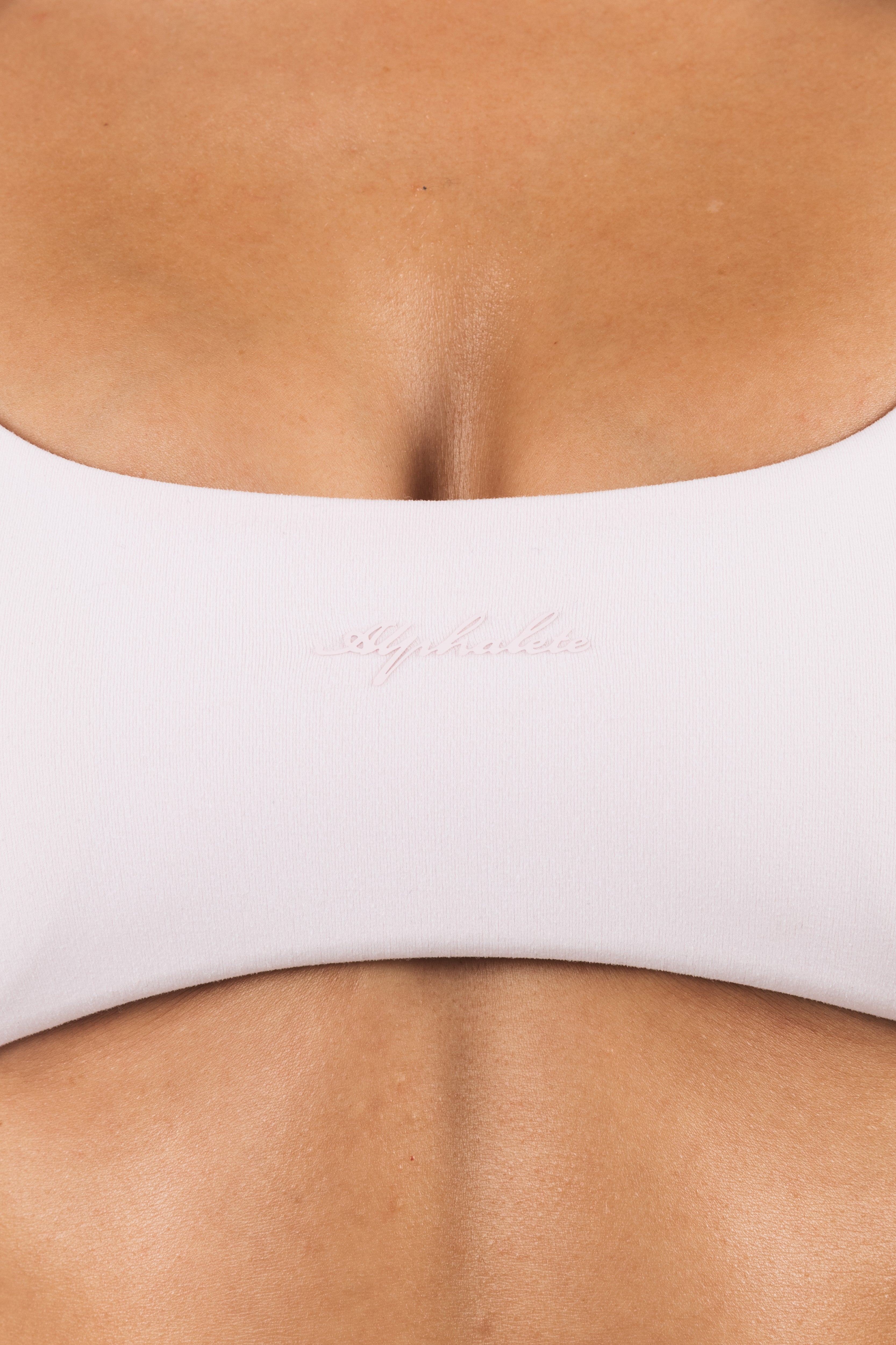 Aura Strappy Bra in Tea Rose - Comfortable Lace Bralette for Everyday Wear & Layering