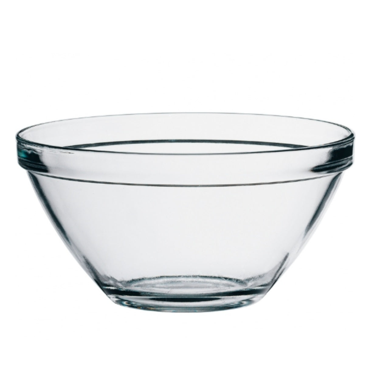 Premium Trudeau Pompei 2.45L Clear Mixing Glass Bowl - Perfect for Baking, Mixing, Serving & Food Prep - Durable Kitchen Essential for Home Chefs