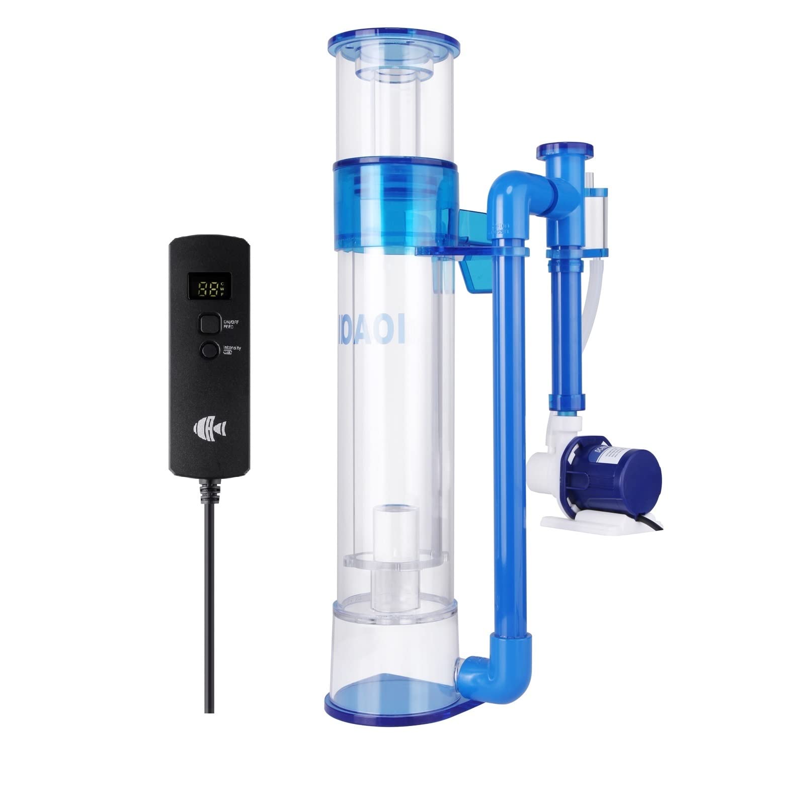 Premium Protein Skimmers for Saltwater Aquariums - DC Pump with Digital Controller, Hang On Back Fish Tank Filter for 50-75 Gallon Marine Tanks | Perfect for Reef Tanks, Coral Systems & Saltwater Fish Keeping