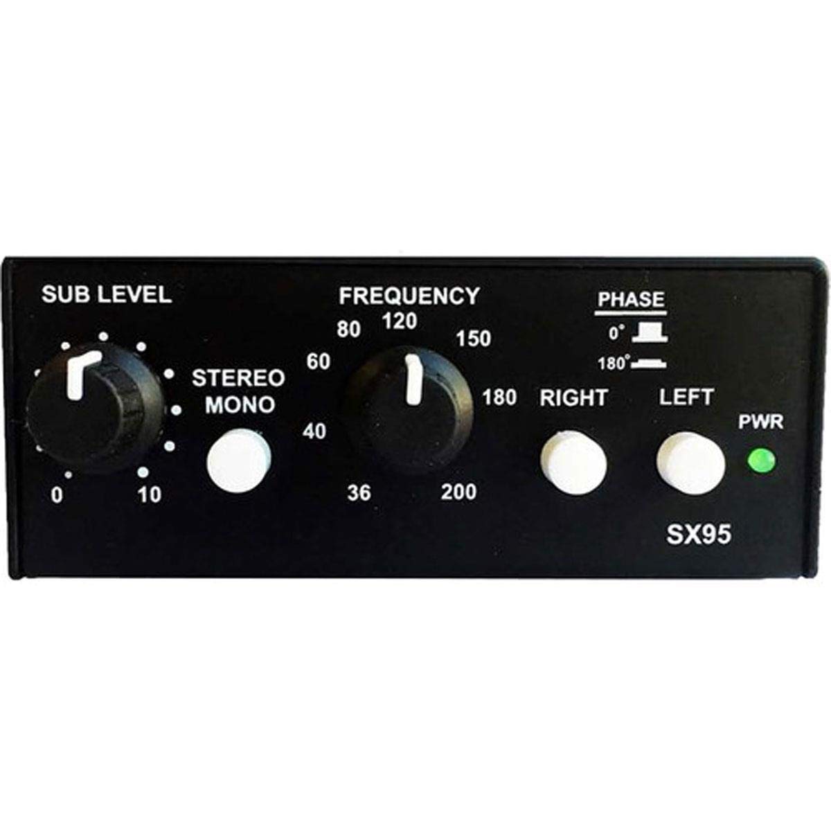 ROLLS SX95 Stereo Subwoofer Crossover Filter with 12V Auxiliary Power Outlet - Perfect for Car Audio Systems & Home Theater Setups