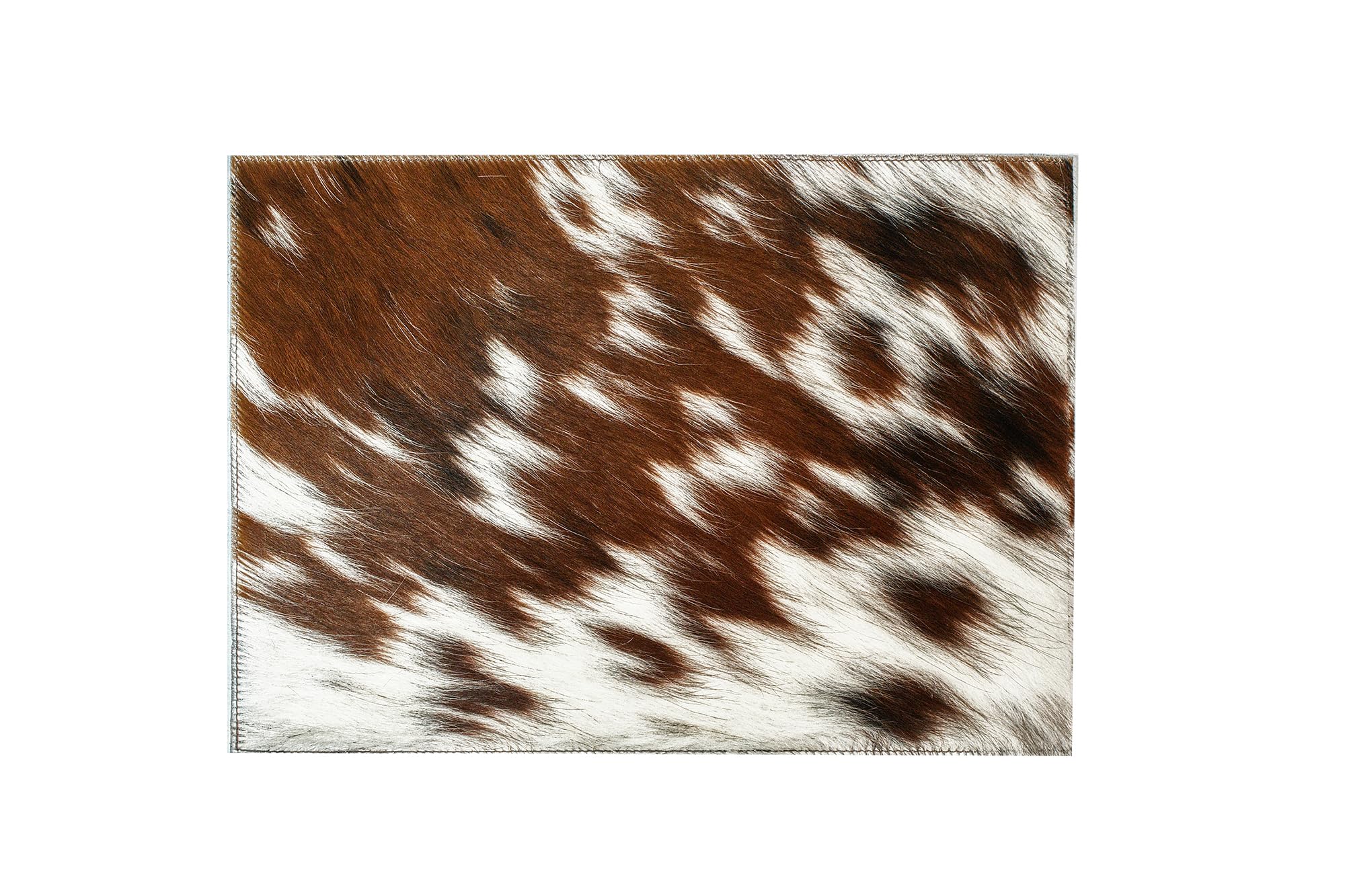 Premium Cowhide Leather Placemats Set of 4 - 15.5