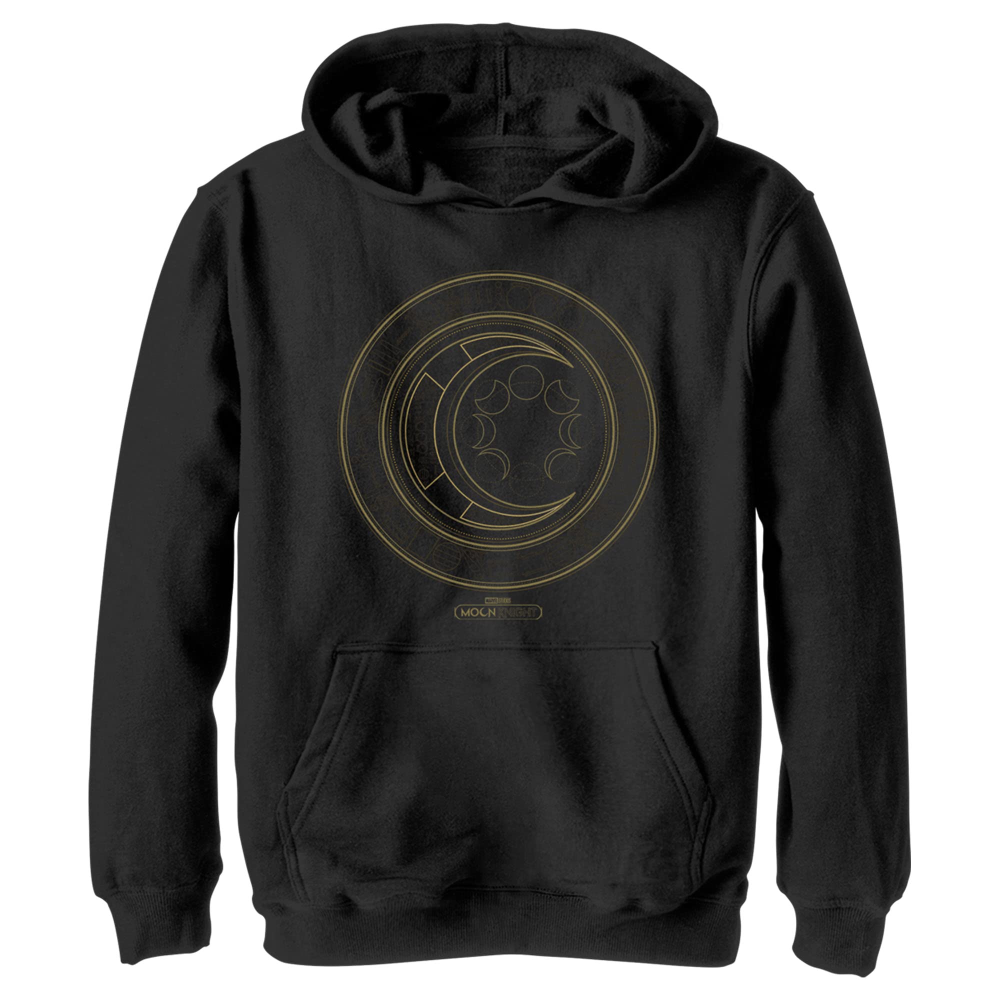 Marvel Kids' Hieroglyphics Logo Hoodie - Soft Cotton Pullover Sweatshirt for Boys & Girls | Perfect for School, Playdates & Family Outings