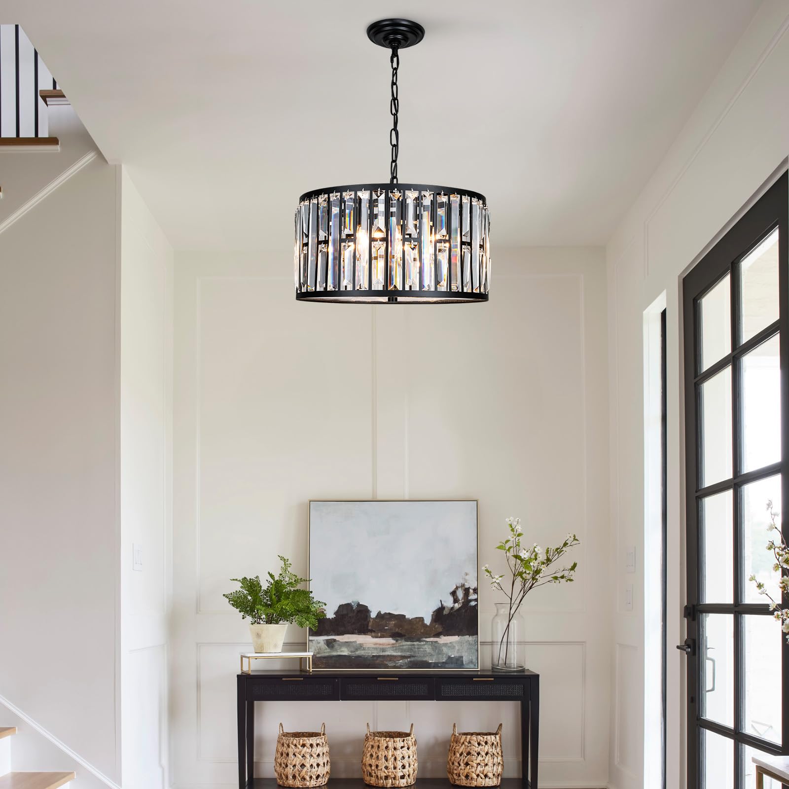 6-Light Modern Crystal Chandelier - 16