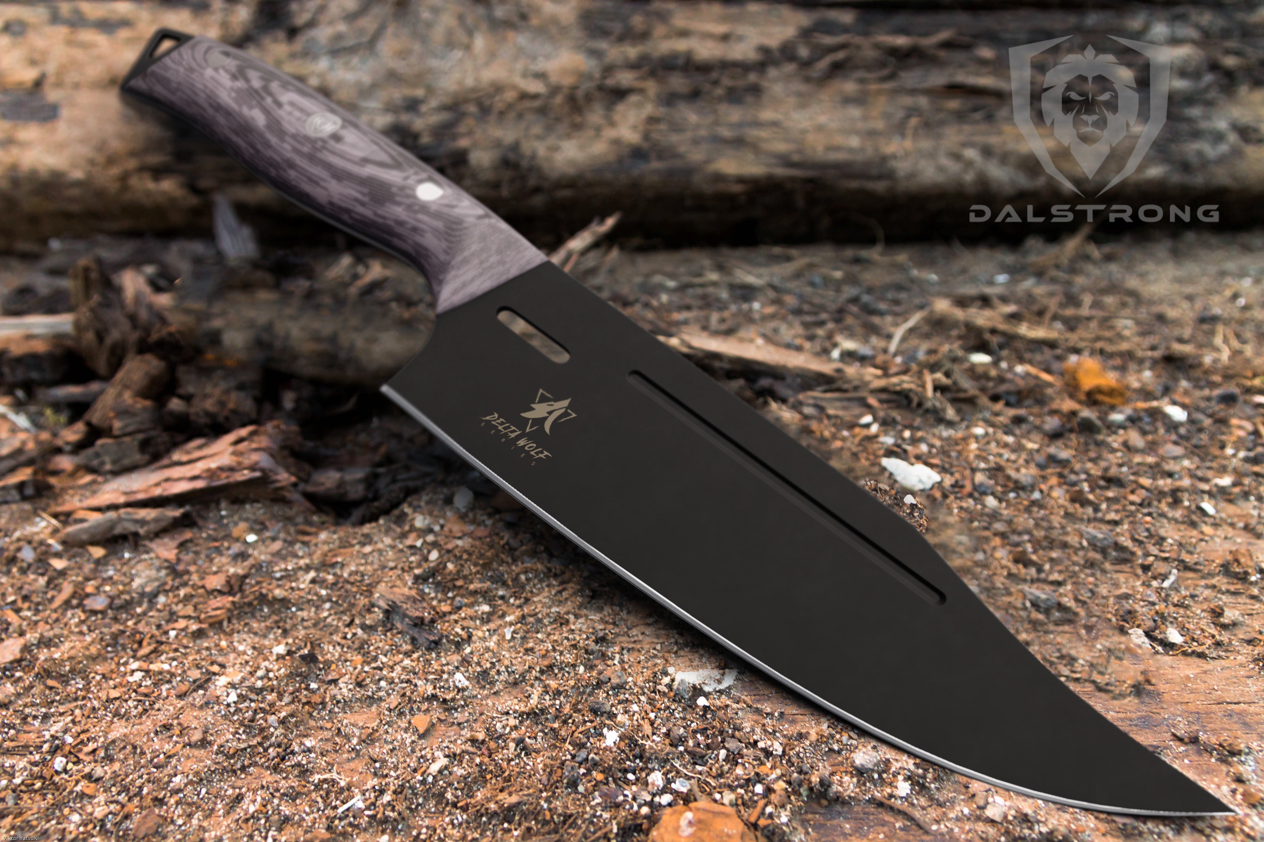 Premium 8-Inch Chef's Knife - Delta Wolf Series by Dalstrong | High Carbon German Steel, Razor Sharp Blade | Perfect for Slicing, Dicing & Chopping Vegetables, Meat & Herbs