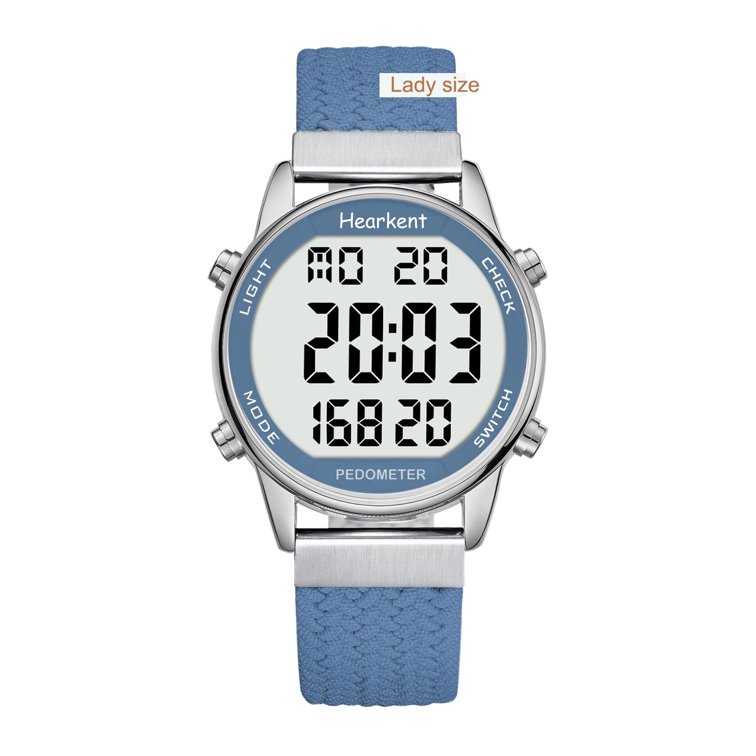 Hearkent Women's Fitness Tracker Watch - Waterproof Pedometer with Step Counter, Calorie Burn Monitor & Large Digital Display - Perfect for Walking, Running, Sports & Daily Activity Tracking for Ladies & Seniors