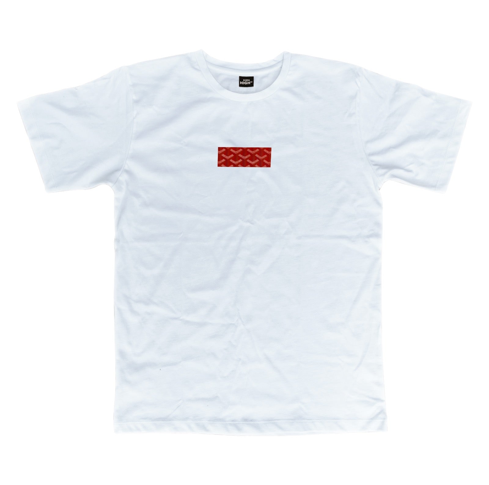 High Street NY Goya'll Box Tee - Red Cotton T-Shirt for Men & Women | Casual Streetwear, Graphic Tee for Everyday Wear & Urban Fashion