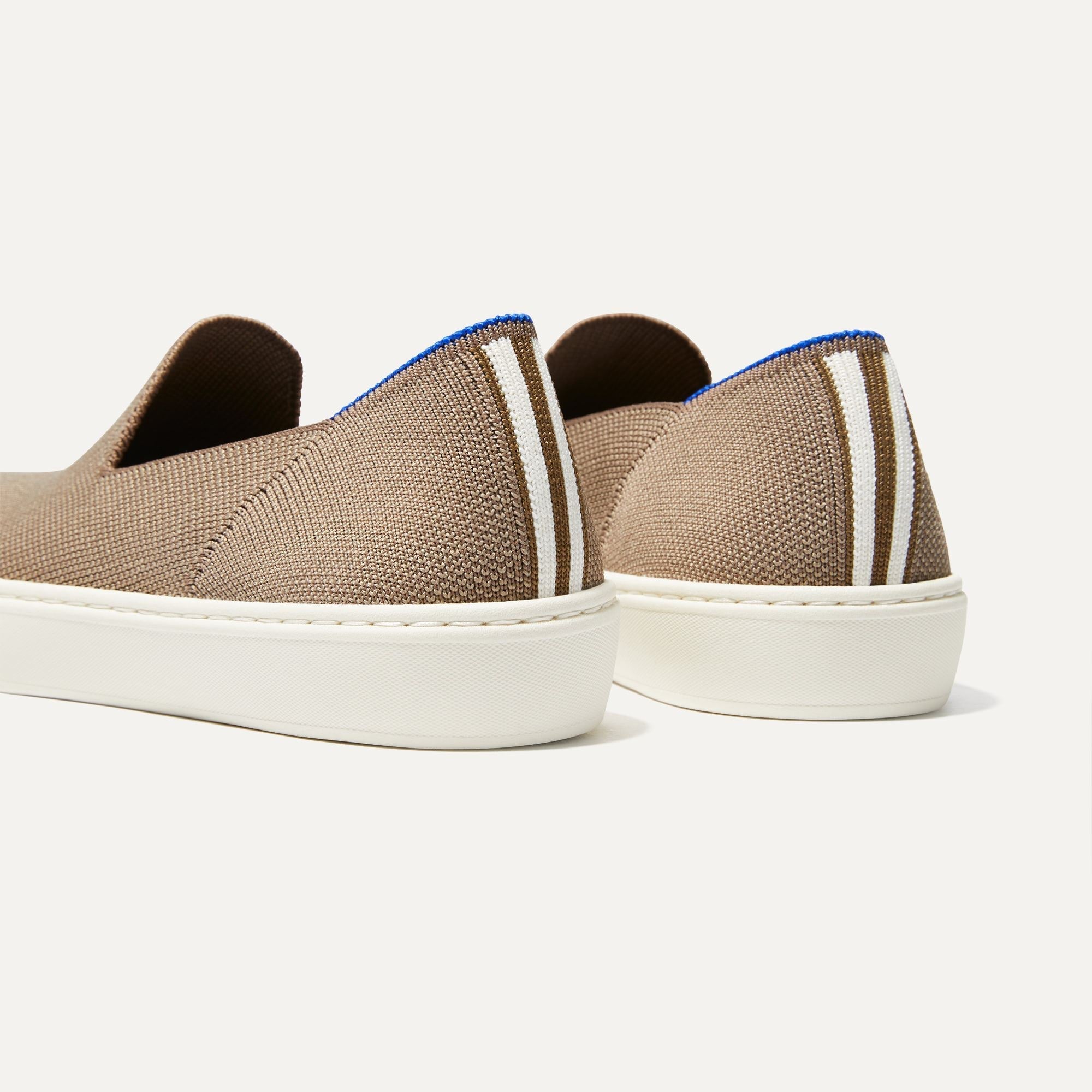 Original Slip-On Sneakers for Women & Men - Comfortable Casual Shoes in Latte Color | Perfect for Walking, Travel & Everyday Wear