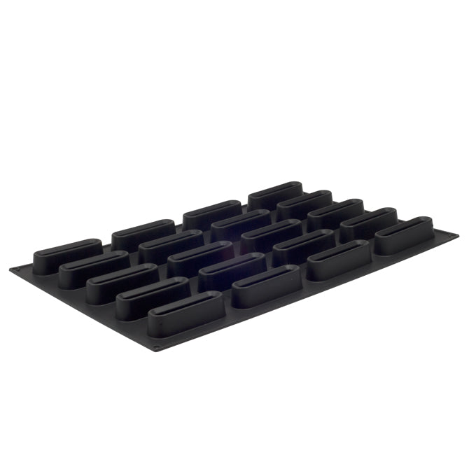 Pavoflex Silicone Indented Racetrack - 20 Pack for Baking, Chocolate Molds, Candy Making & DIY Crafts - Perfect for Cupcakes, Desserts & Party Treats