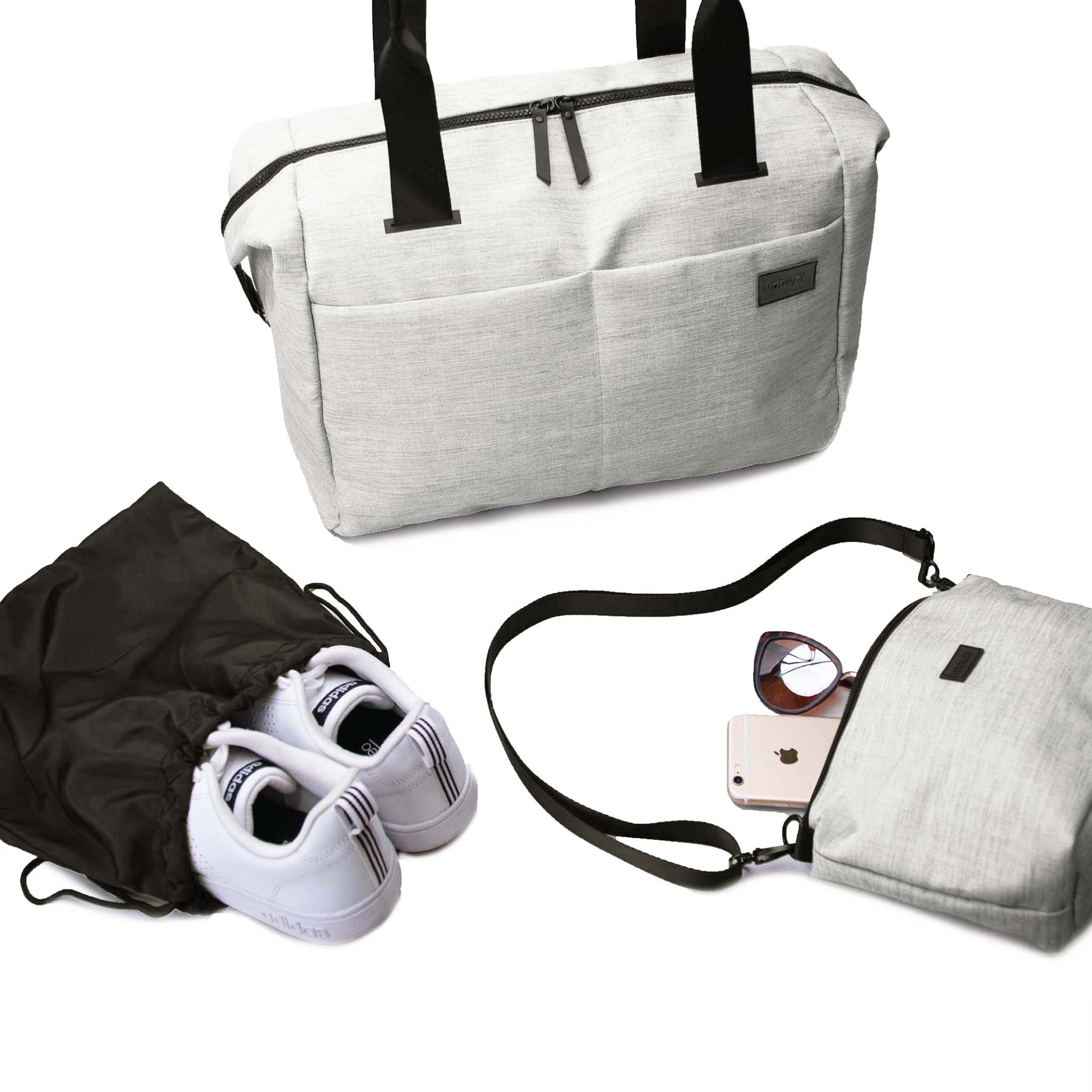 Alana Weekender Duffel Bag - Large Travel Duffle for Women & Men, Water-Resistant Gym Bag with Shoe Compartment - Perfect for Weekend Trips, Gym, Sports & Air Travel