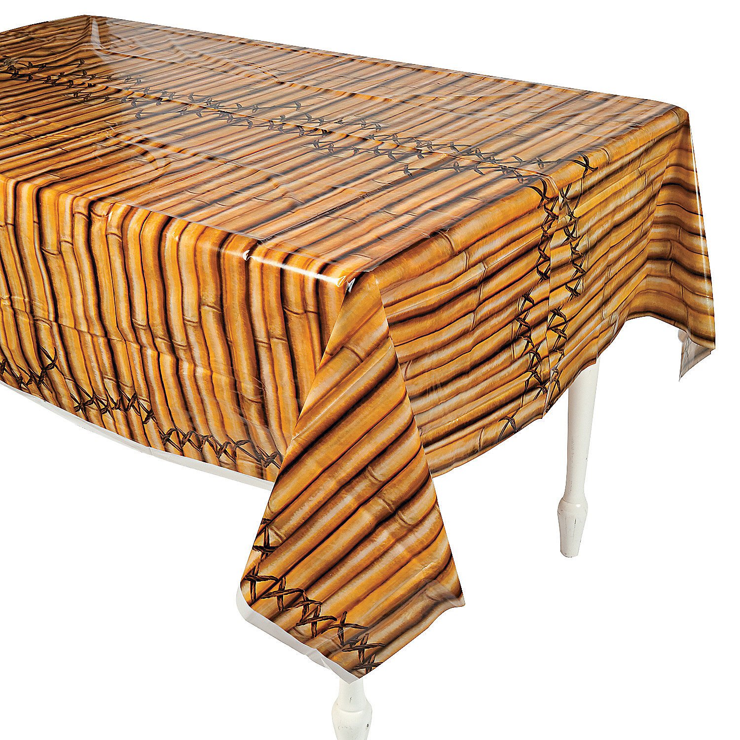 Eco-Friendly Bamboo Table Cover - 1-Piece Party Decor for Weddings, Picnics & Outdoor Events - Sustainable Tablecloth for Dining & Entertaining