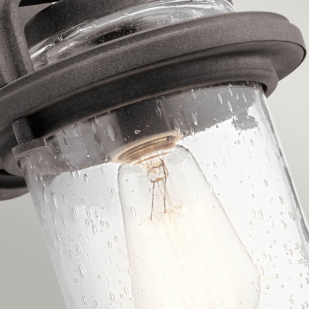 Andover 1 Light Small/Medium/Large Outdoor Wall Lantern - Weather Resistant Zinc Finish, E27 Socket, IP44 Rated - Perfect for Porch, Patio, Garden & Exterior Wall Lighting