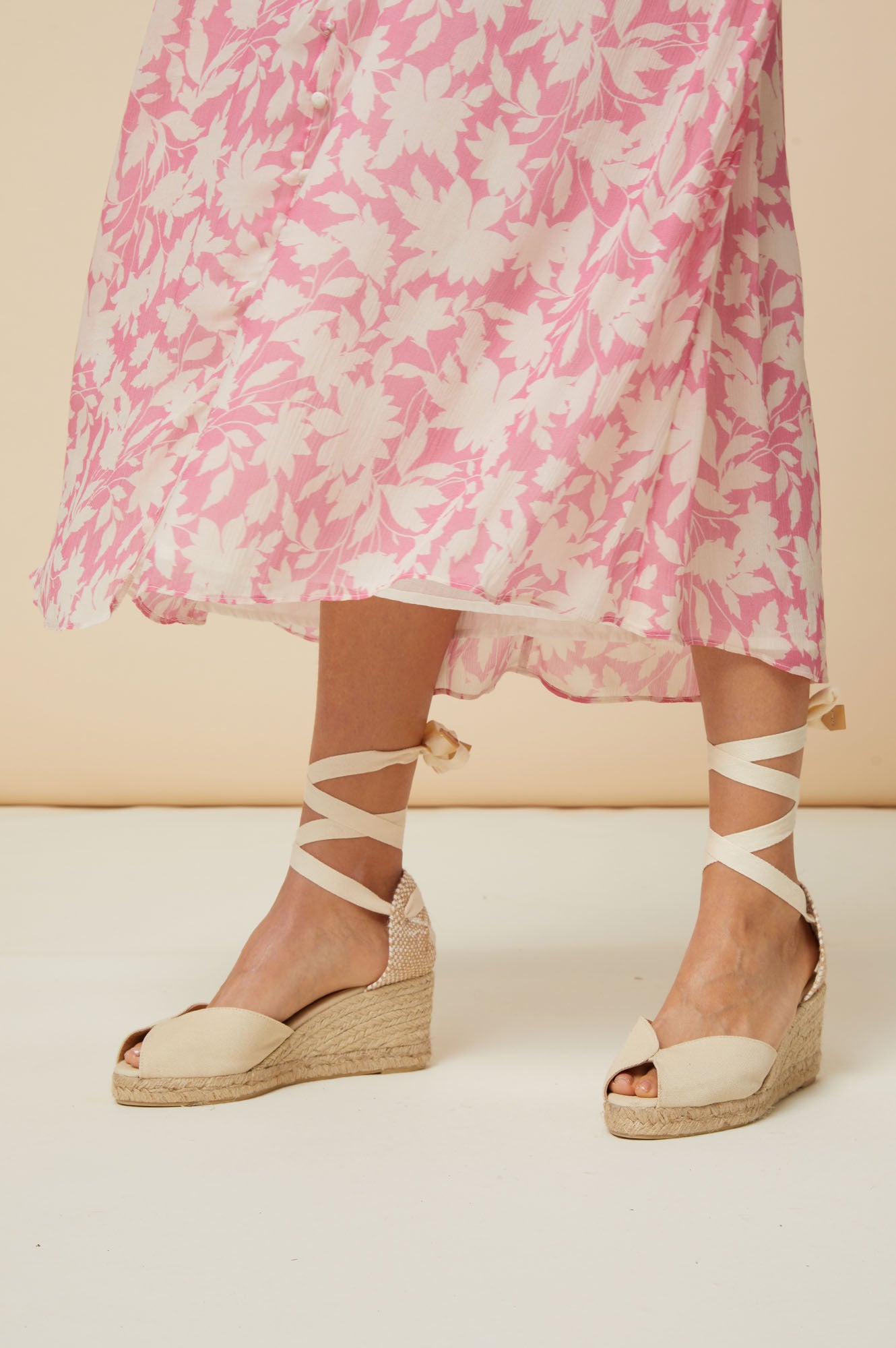 CASTANER Bilinia Sandal - Women's Comfortable Wedge Espadrille Sandals in Ivory | Perfect for Summer, Beach Vacations & Casual Outings