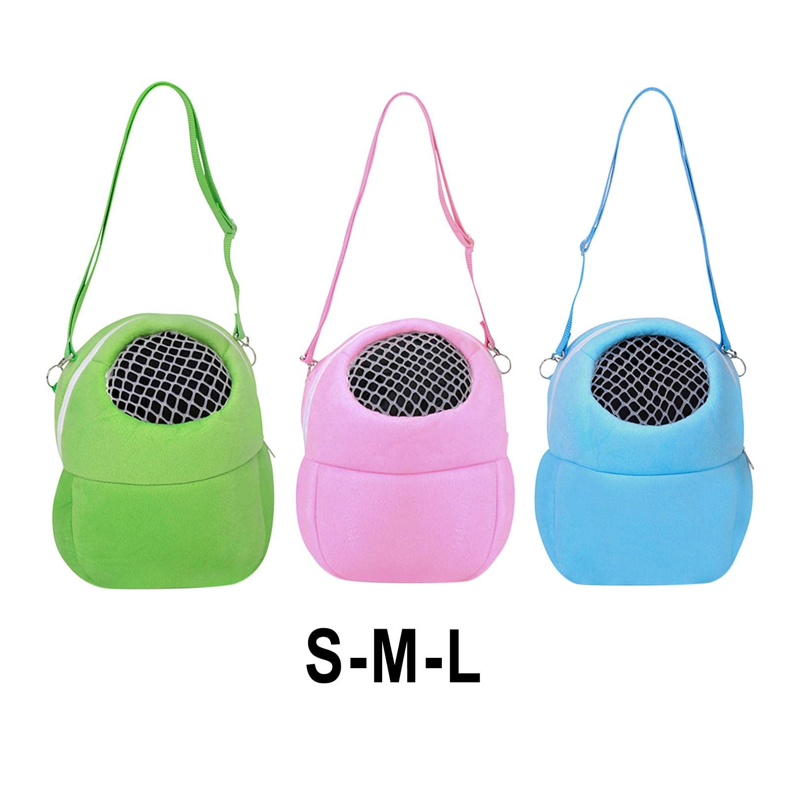 THE STYLE SUTRA Small Pet Carrier Bag - Pink 17x14cm Travel Cage for Hamsters, Guinea Pigs & Small Animals | Portable & Warm Pouch | Perfect for Vet Visits, Travel & Outdoor Adventures