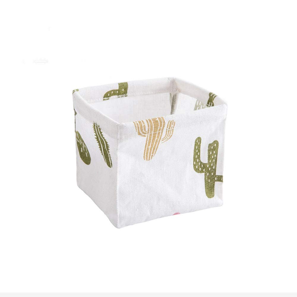 Premium Cotton & Linen Desktop Storage Box - Organizer for Stationery, Cosmetics & Office Supplies | Multi-Purpose Desk Organizer for Home & Office Use