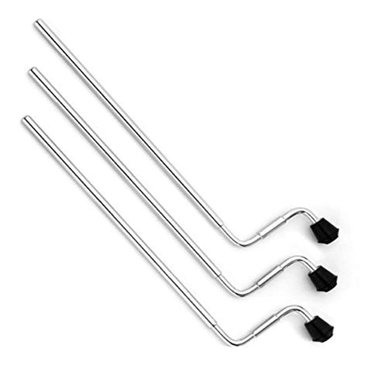 DW DWSMFLT27ALCR 27-Inch Aluminum Tom Legs (3 Pack) - Heavy-Duty Drum Hardware for Professional Drum Kits & Live Performances