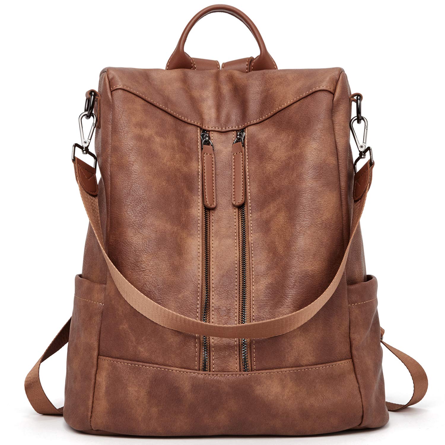 BROMEN Leather Anti-Theft Women Backpack - Travel & Fashion Handbag for Daily Use