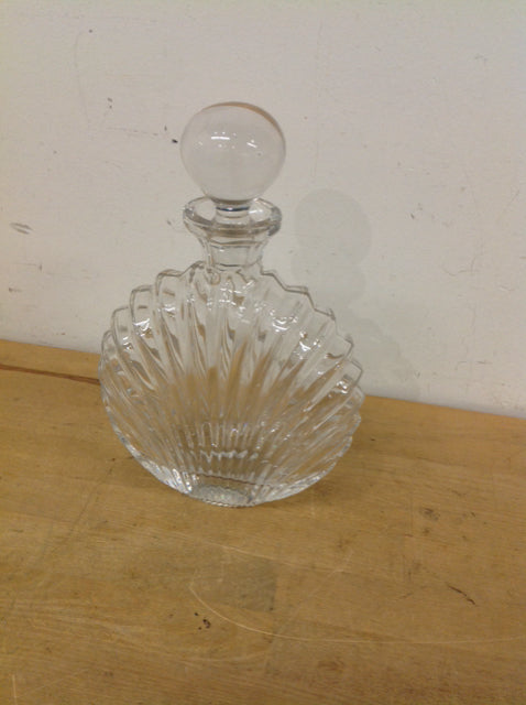 10 Crystal Shell Decanter Set - Elegant Glass Liquor Wine Bottle with Stopper - Perfect for Whiskey, Brandy, Vodka Storage & Home Bar Decor