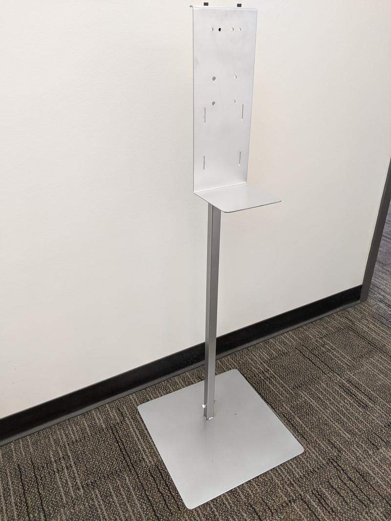 Premium Universal Hand Sanitizer Stand with Non-Slip Base - Ideal for Home, Office, and Public Spaces - American Made Floor Mats for Hygiene Stations