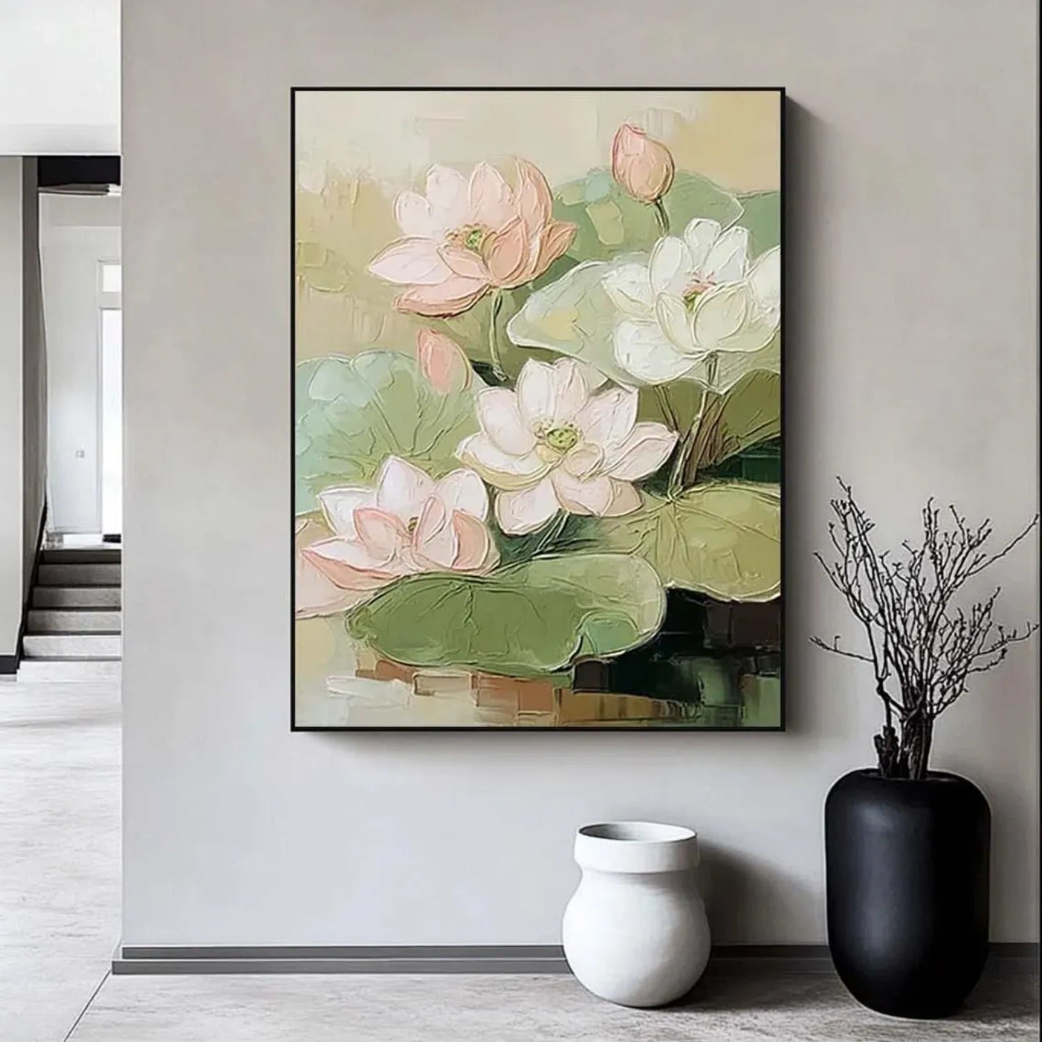 Abstract Canvas Art - Modern Floral and Tree Design #FT219 - Perfect for Living Room, Bedroom, and Office Wall Decor