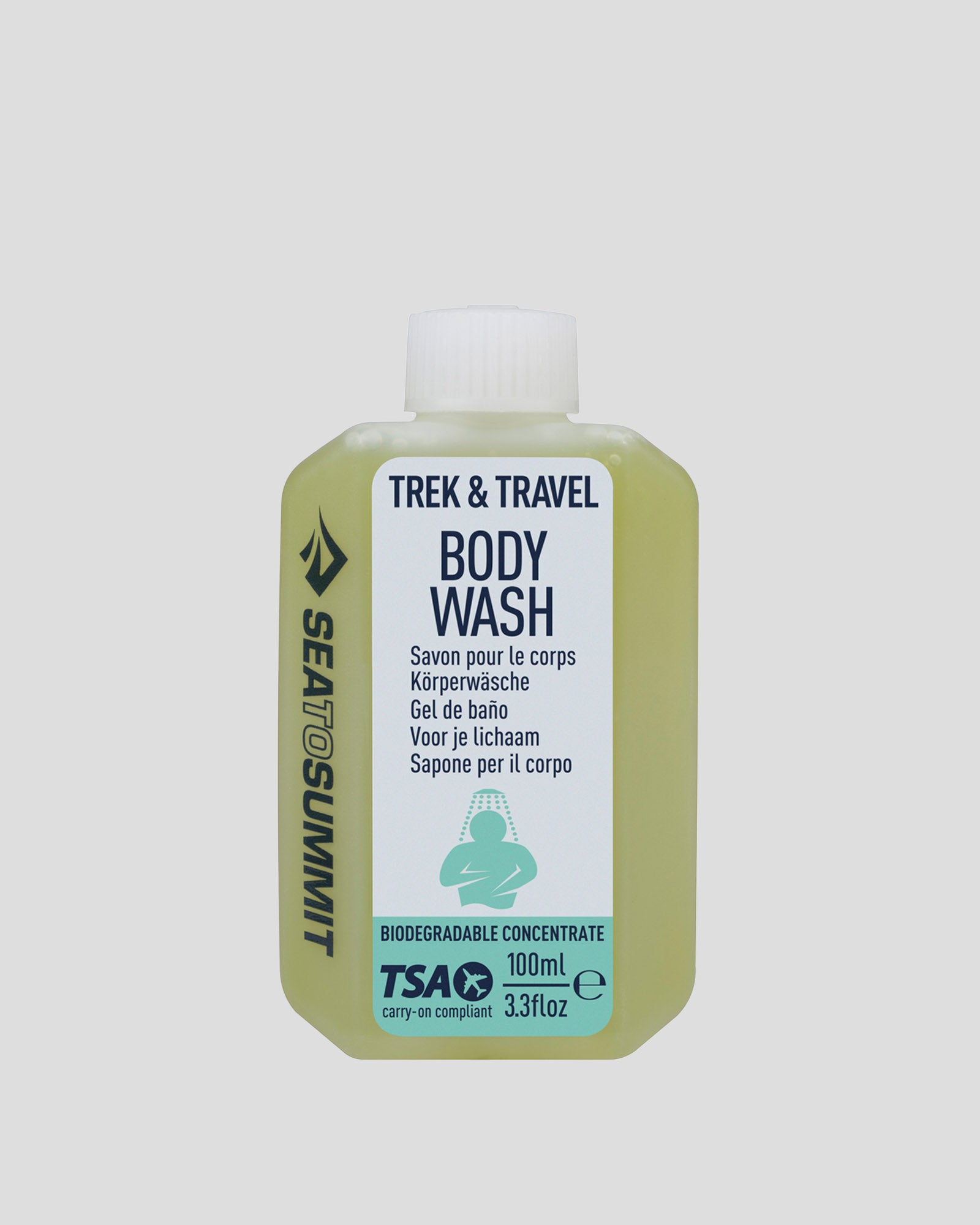 Sea to Summit Liquid Soaps Body Wash - 100ml Travel Size, Biodegradable & Eco-Friendly for Camping, Hiking & Outdoor Adventures