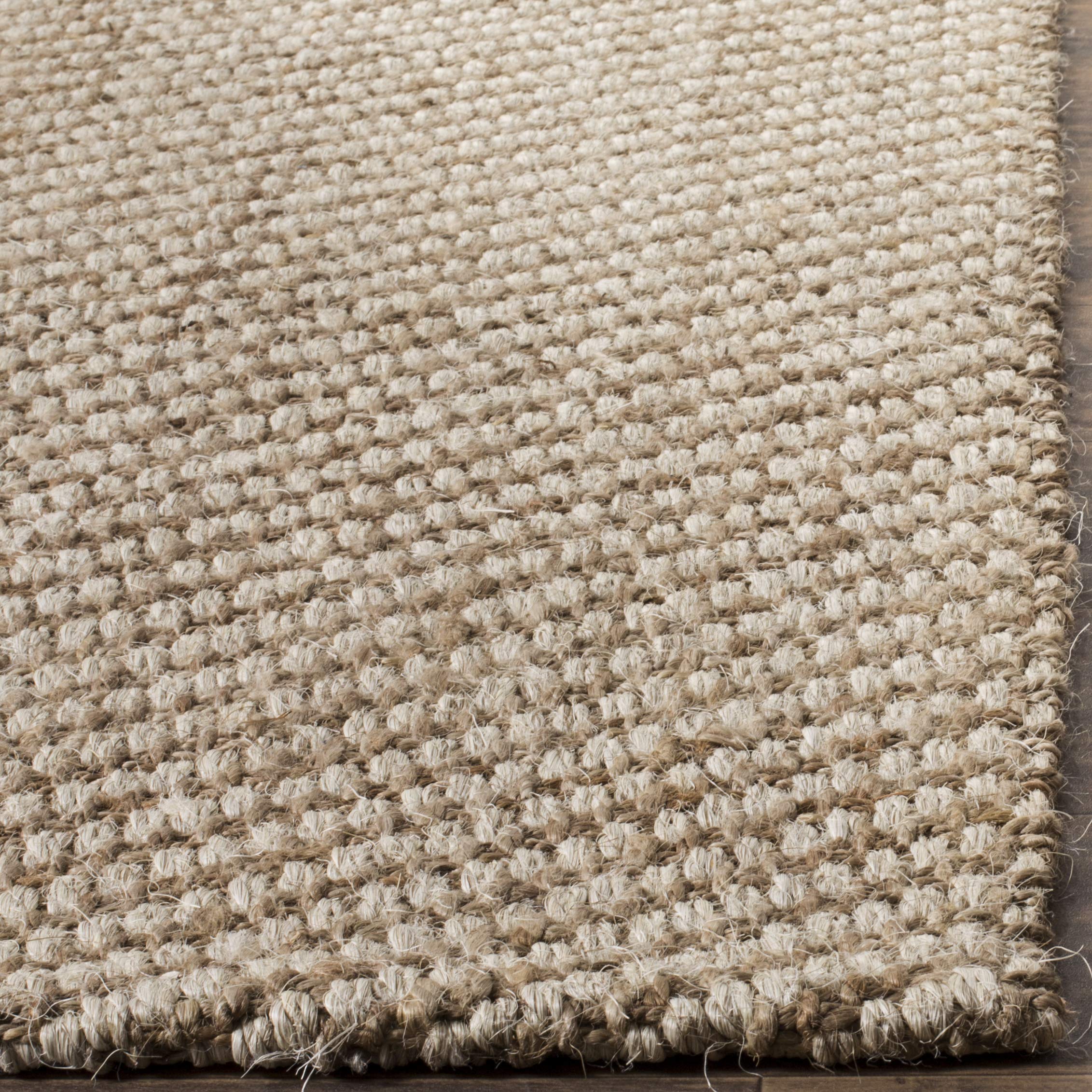 SAFAVIEH Handmade Natural Fiber Area Rug - 5' x 8' Farmhouse Jute & Sisal Rug, Eco-Friendly Solid Weave for High Traffic Living Room, Bedroom, Dining Room | Durable Floor Covering for Home Decor (NF471A)