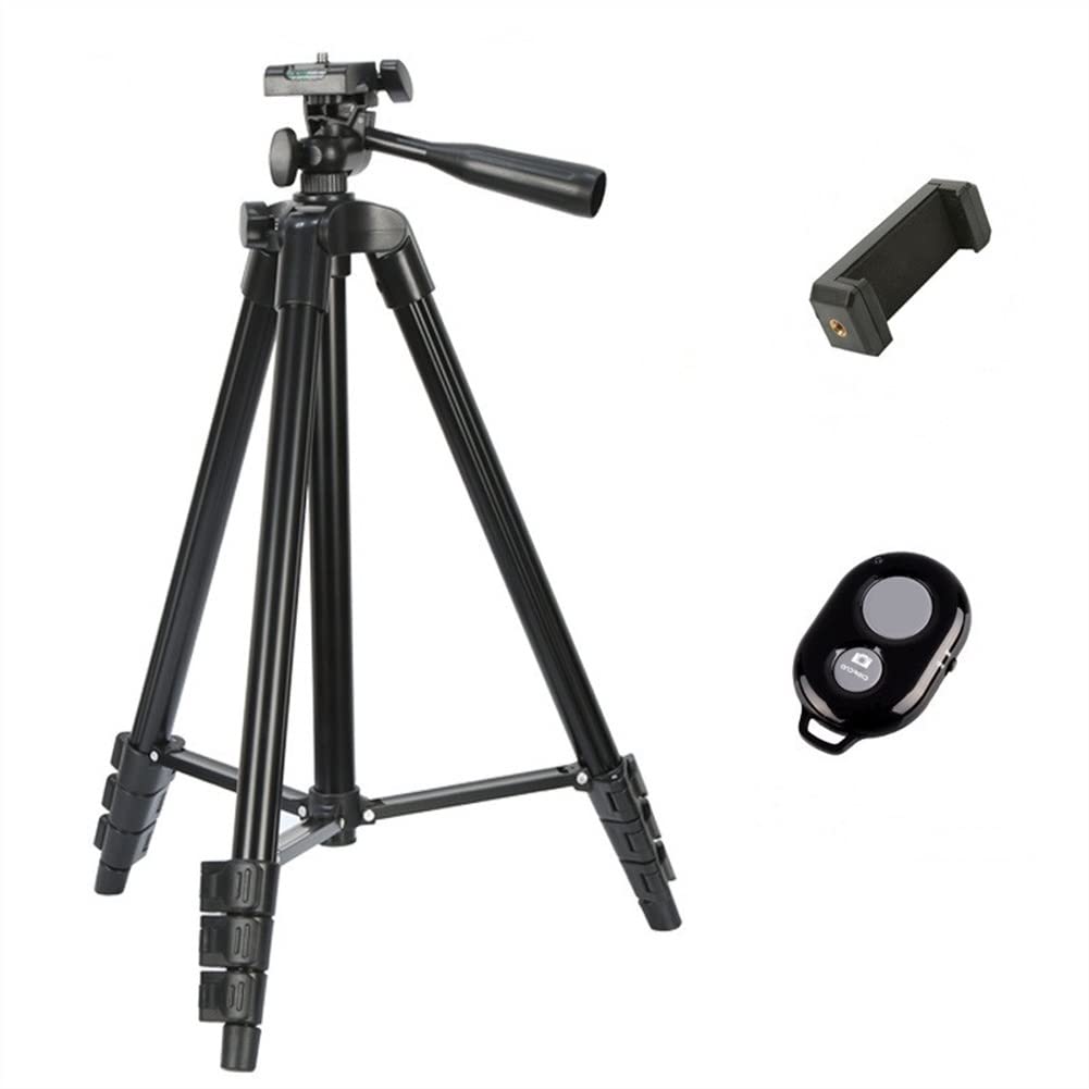 RajoNN Portable Camera Tripod for Smartphone & Digital Camera - Lightweight Travel Tripod Stand with Adjustable Height for Live Streaming, Photography, and Vlogging - Perfect for Travel, Outdoor Shoots, and Social Media Content Creation (Color: [Specify Color])