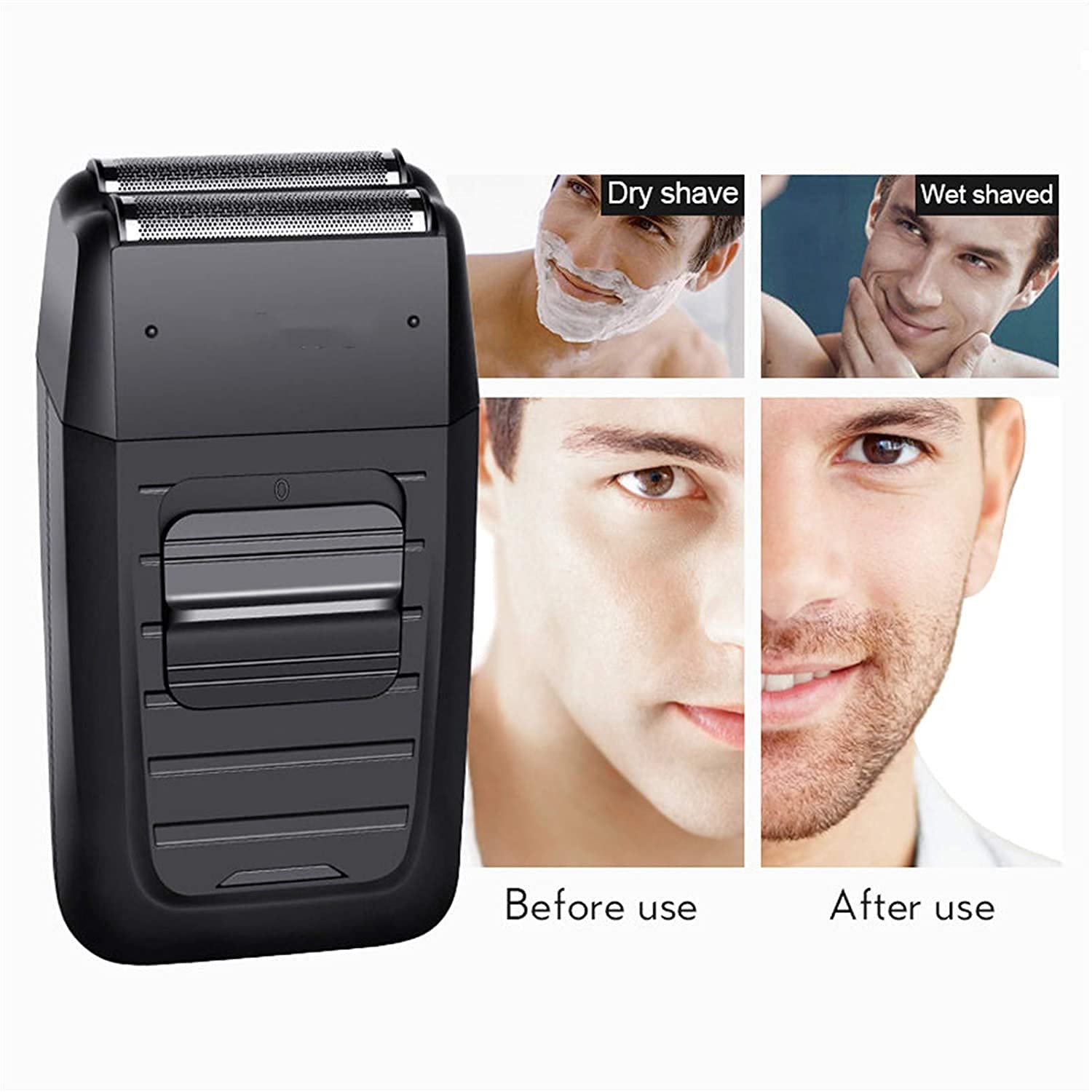 Premium Electric Cordless Razor for Men - Rechargeable Wet & Dry Foil Shaver with Pop-Up Trimmer | Smooth Shaving for Daily Grooming, Travel & Quick Touch-Ups | Ideal Gift for Father's Day & Birthdays