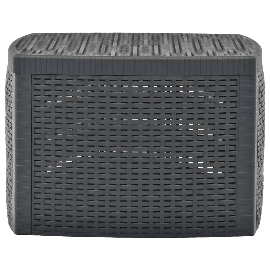 Modern Minimalist Outdoor Patio Side Table with Extra Storage Space - 21.3