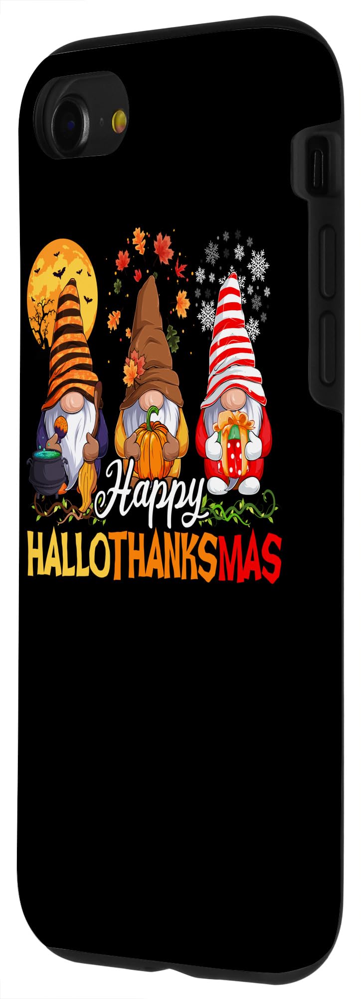 iPhone SE (2020) / 7 / 8 Cute Gnome Christmas Case - Holiday Gift for Women, Girls & Kids - Perfect for Fall, Halloween & Christmas Celebrations