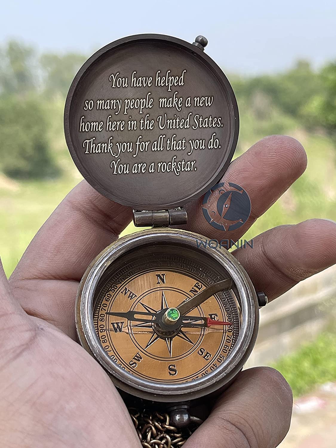 Compass Gift for Son - Engraved Mother to Son Keepsake - Graduation, Birthday & Confirmation Present for Boys - Perfect for Outdoor Adventures & Special Occasions