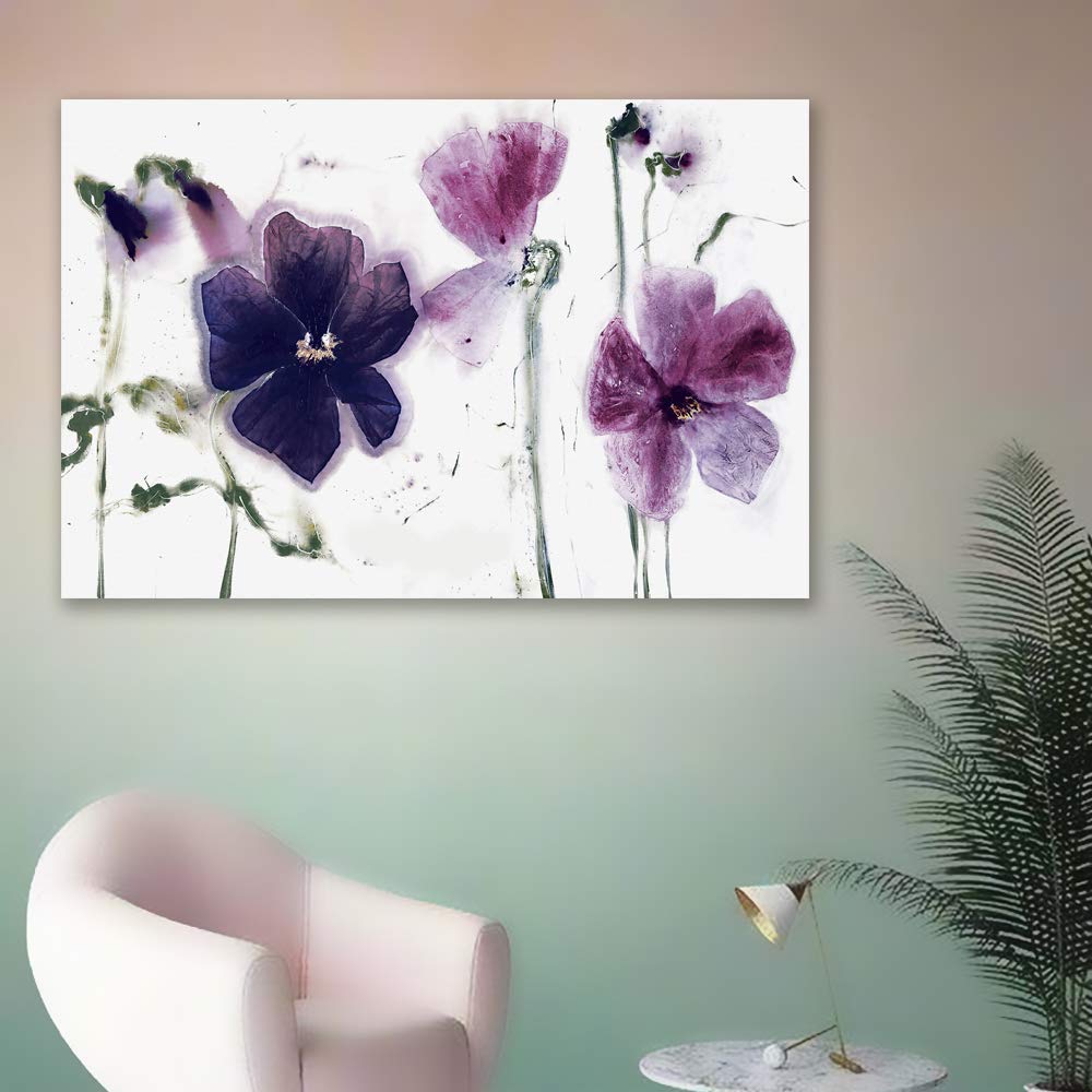 Wall26 Canvas Wall Art - Beautiful Flower Giclee Painting, 16x24 Inches, Perfect for Bedroom, Living Room, Home Decoration, Office & Dining Room Décor
