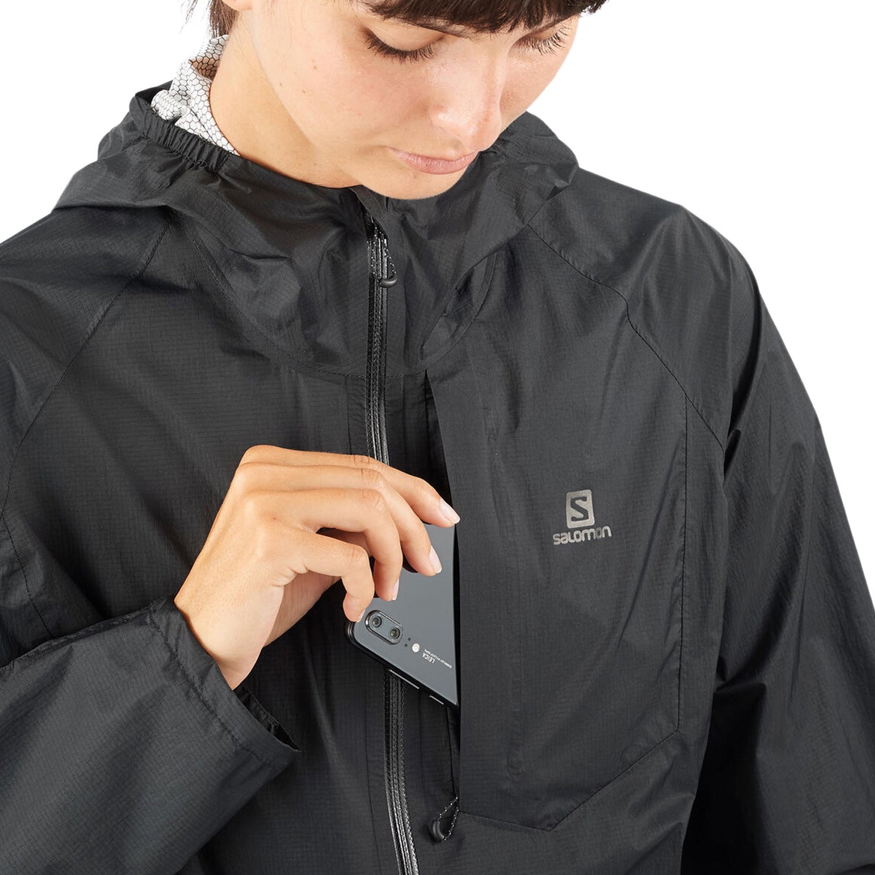 Women's Salomon Waterproof Bonatti Jacket – Lightweight Hiking & Outdoor Rain Jacket for Running, Camping & Travel – Windproof & Breathable