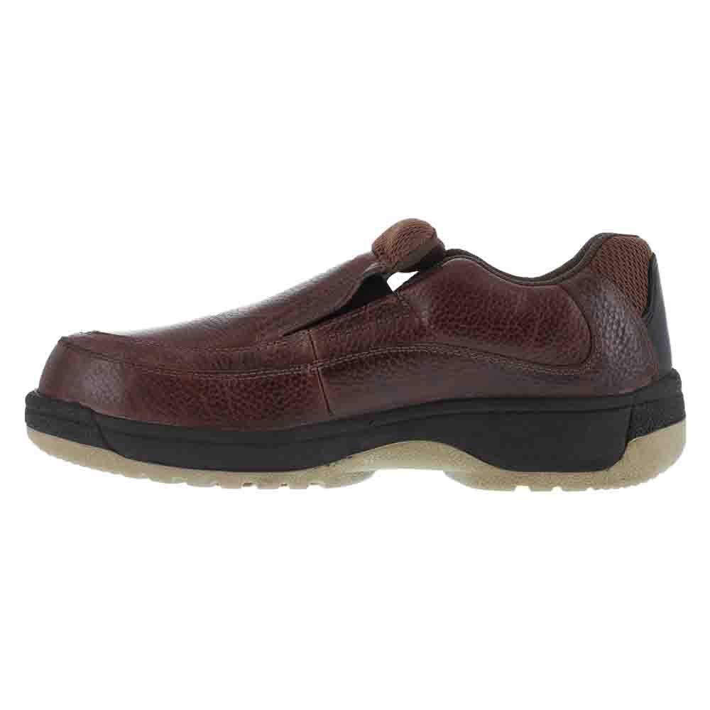 Florsheim Men's Lucky Work Boots - Durable Leather Safety Shoes for Construction & Outdoor Work | Non-Slip, Comfortable Work Boots for Electricians, Carpenters & Handymen
