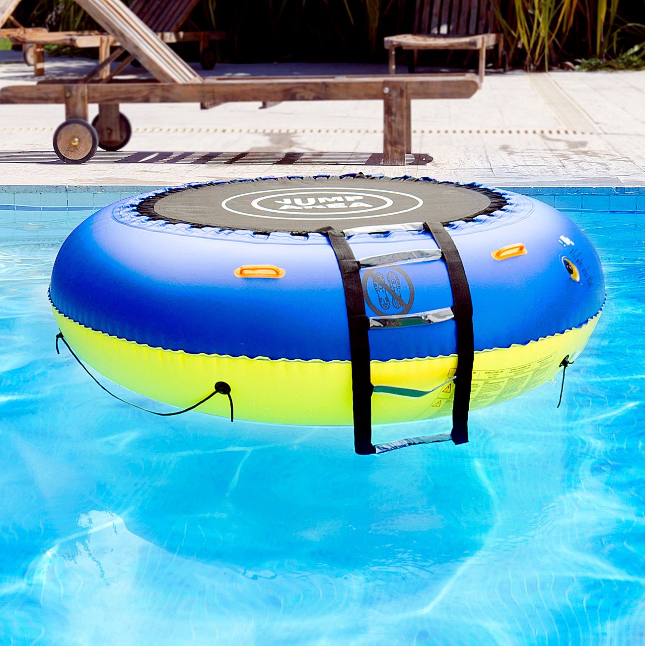 Inflatable Water Trampoline 4-in-1 for Pool & Backyard - 76
