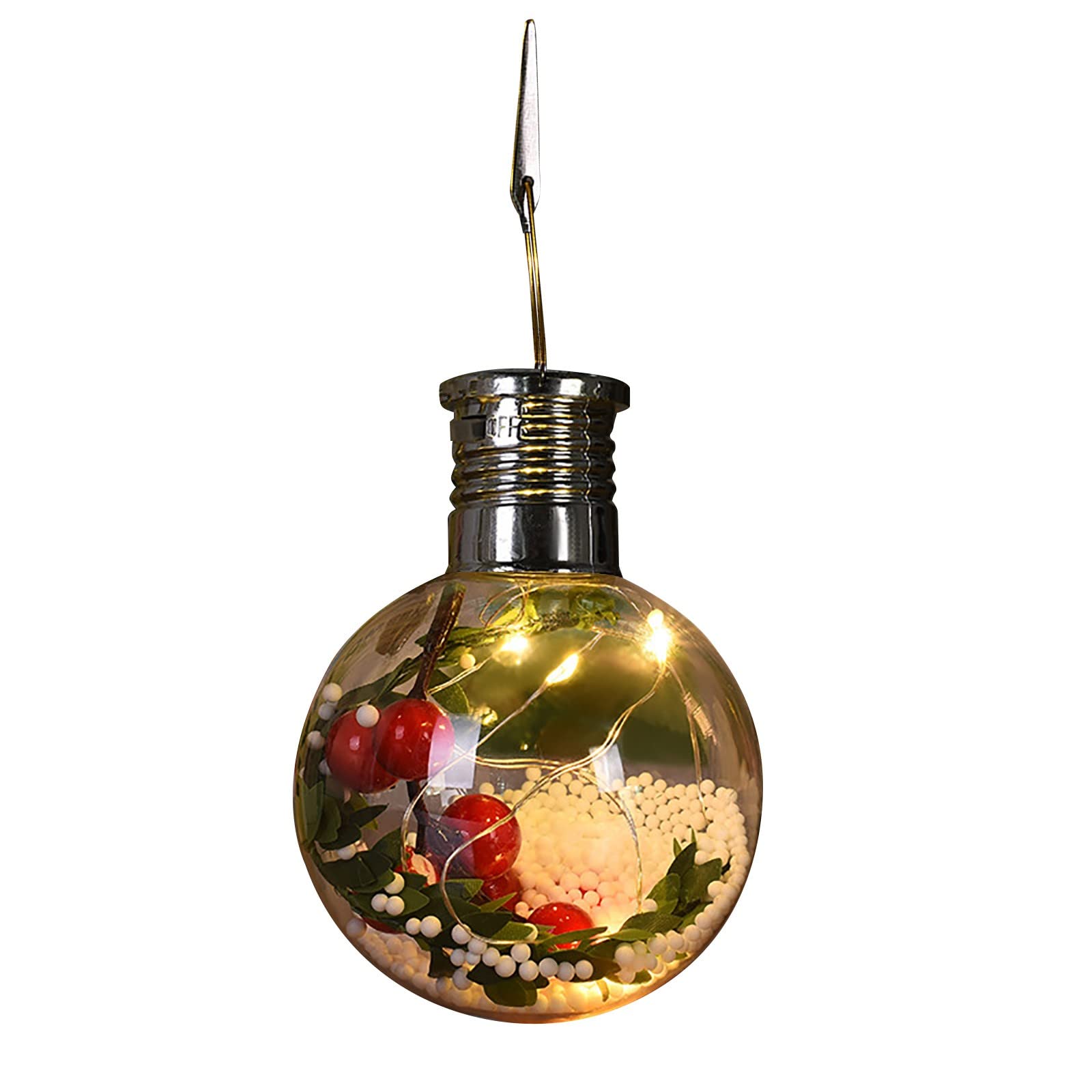 Handmade Shatterproof Christmas Ornaments Set - Winter Holiday Decorations for Tree, Wedding & Party (12-Pack) | Durable Christmas Balls Pendants for Indoor/Outdoor Seasonal Decor