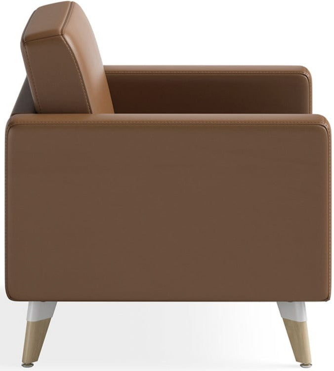 Safco Modern Lounge Chair Without Legs - Ergonomic Design for Office, Living Room & Waiting Areas [Model 1732]