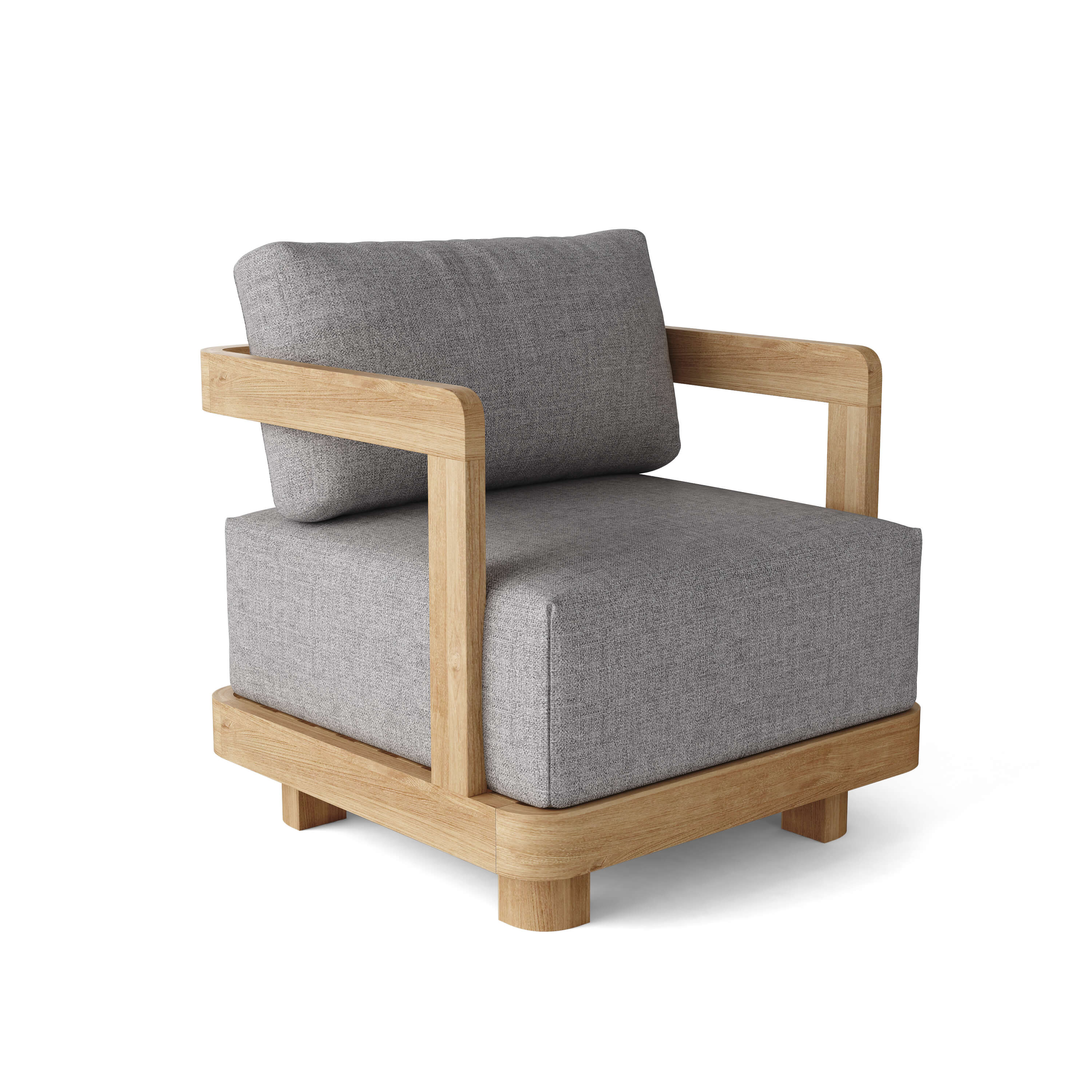Granada Deep Seating Armchair - Comfortable Outdoor Patio Lounge Chair with Weather-Resistant Cushions - Perfect for Poolside, Garden, and Backyard Relaxation