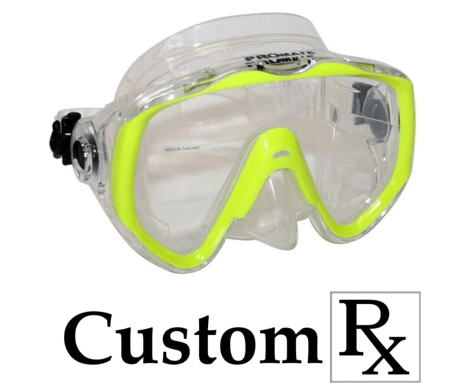 Custom Prescription Scuba Diving Mask - MK160 Ocean Owl Snorkeling Gear for Adults | Perfect for Underwater Exploration, Snorkeling Trips & Marine Photography