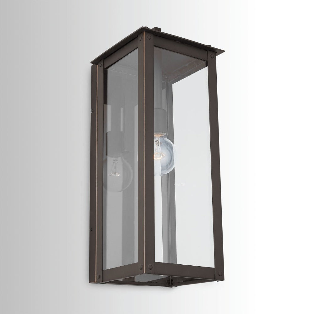 Vala Outdoor Wall Lantern - Waterproof LED Solar Light for Porch, Garden, Patio - Rustproof Metal Fixture with Motion Sensor - Perfect for Front Door, Backyard, Pathway Lighting