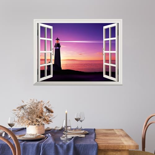 Beautiful Seascape of Lighthouse